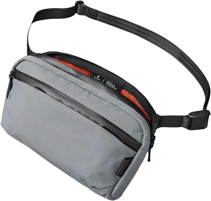 ALPAKA Flight Sling 2L- Crossbody Sling Bag For Men Travel Lightweight,Portable, Packable, with Quick Release Shoulder Strap