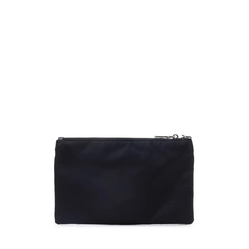 BLACK RE-NYLON ENVELOPE