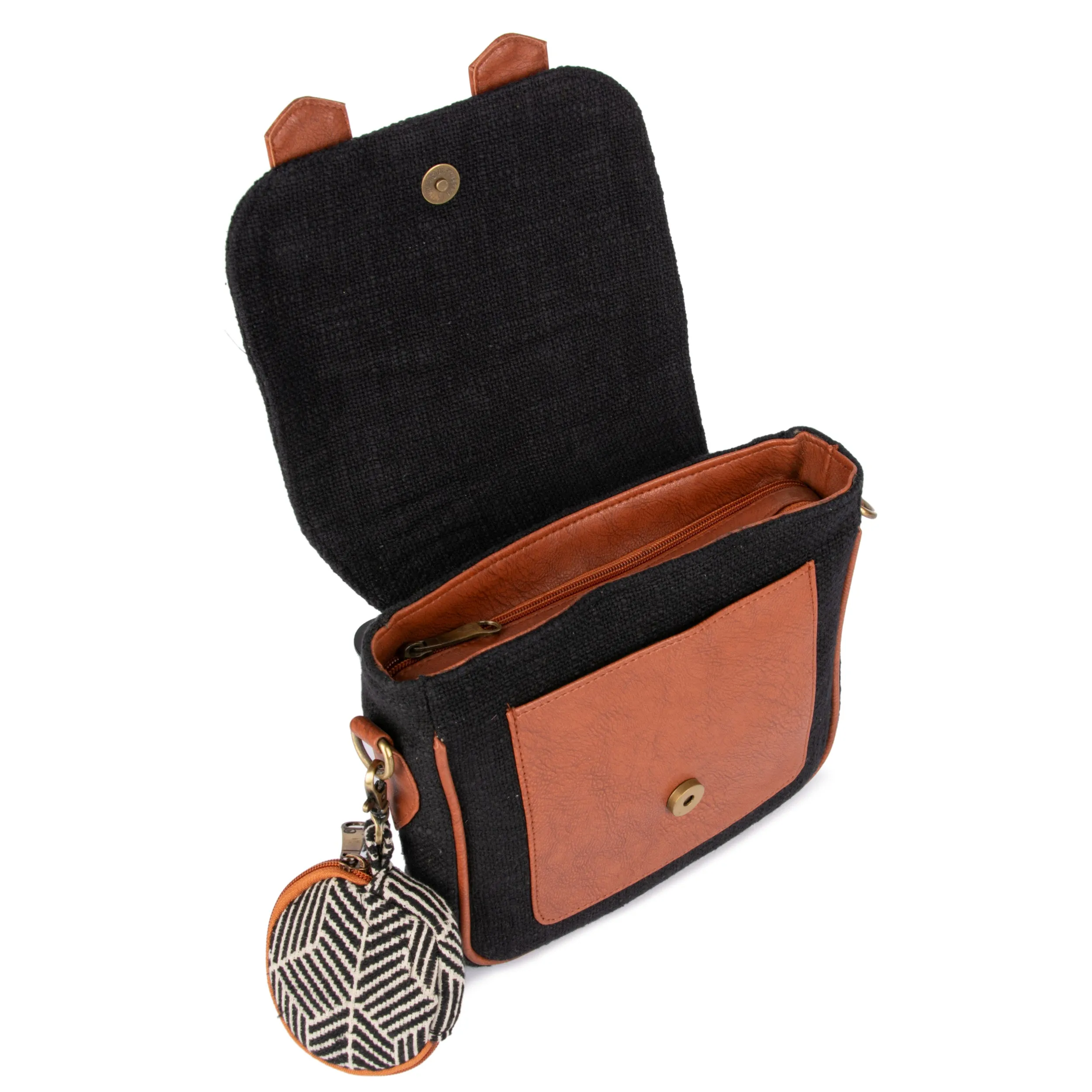 Black Saddle sling bag