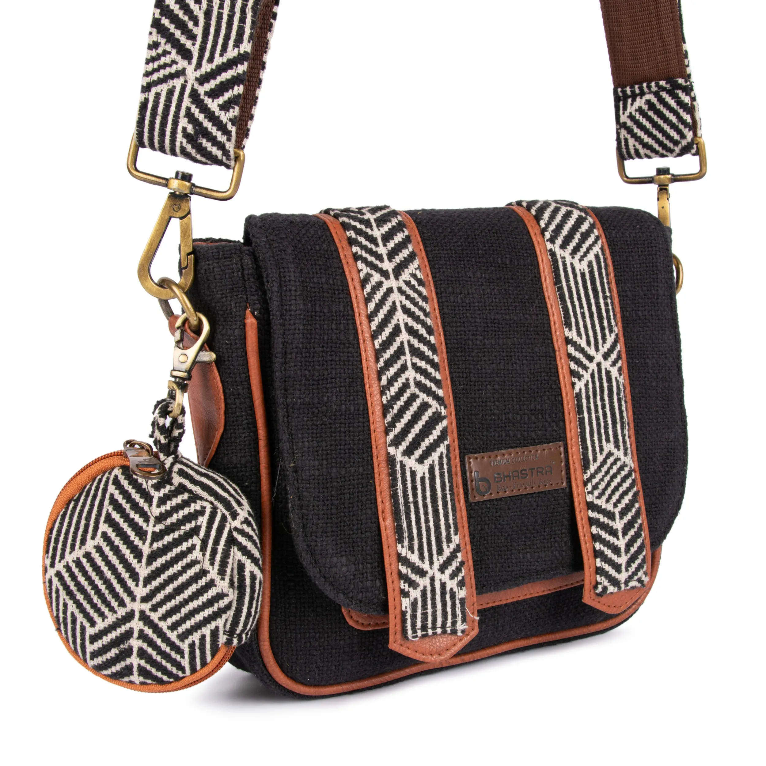 Black Saddle sling bag