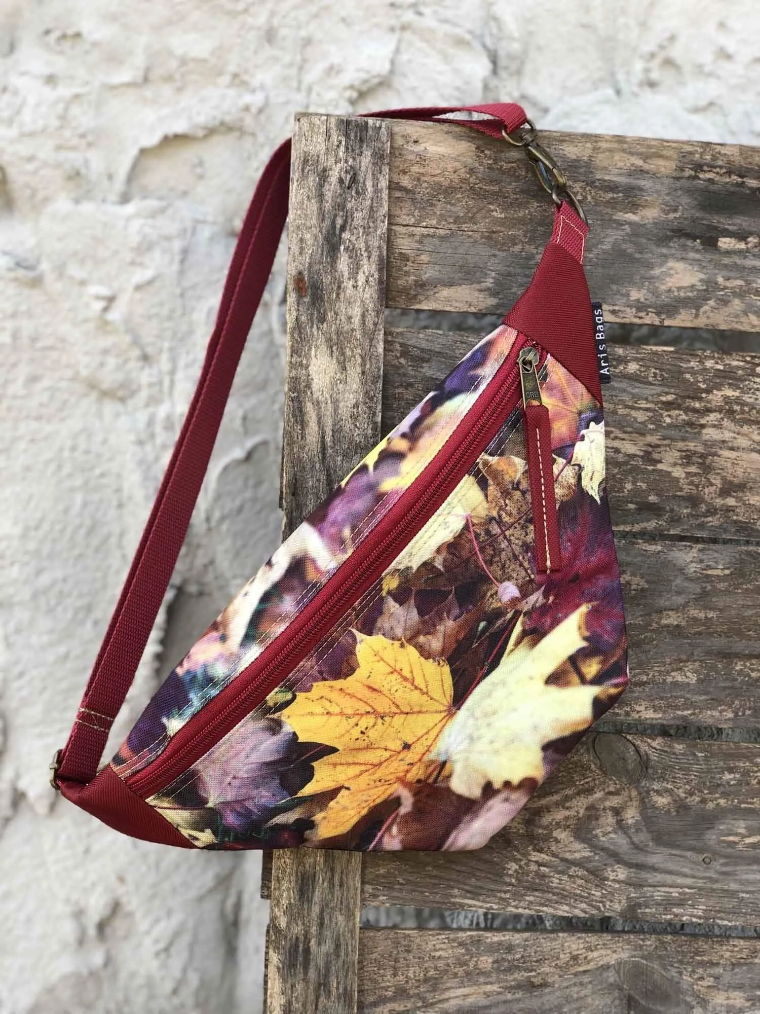 Boho Vegan Sling Bag, Fall Women's Chest Bag | Aris Bags