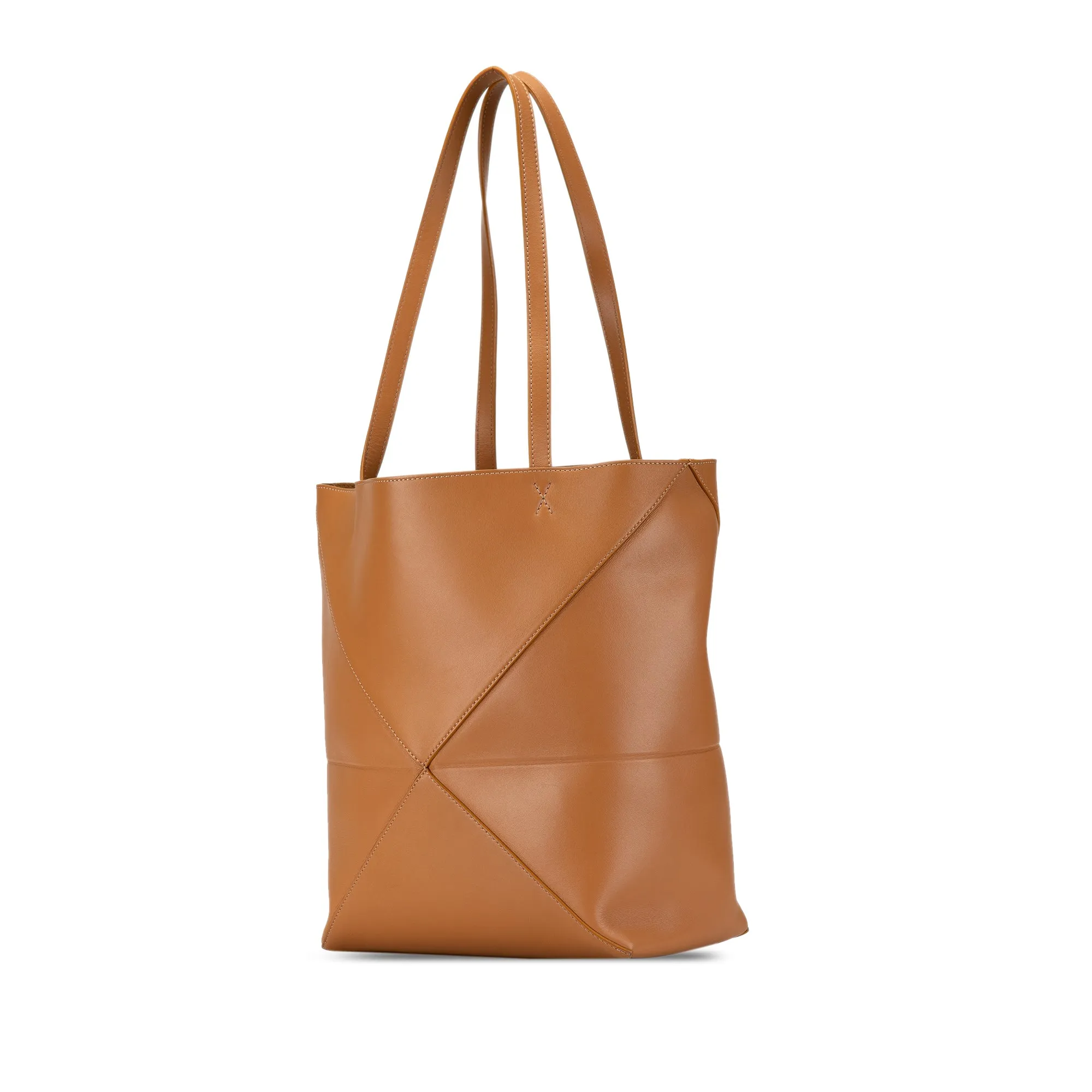 Brown LOEWE Medium Puzzle Fold Tote