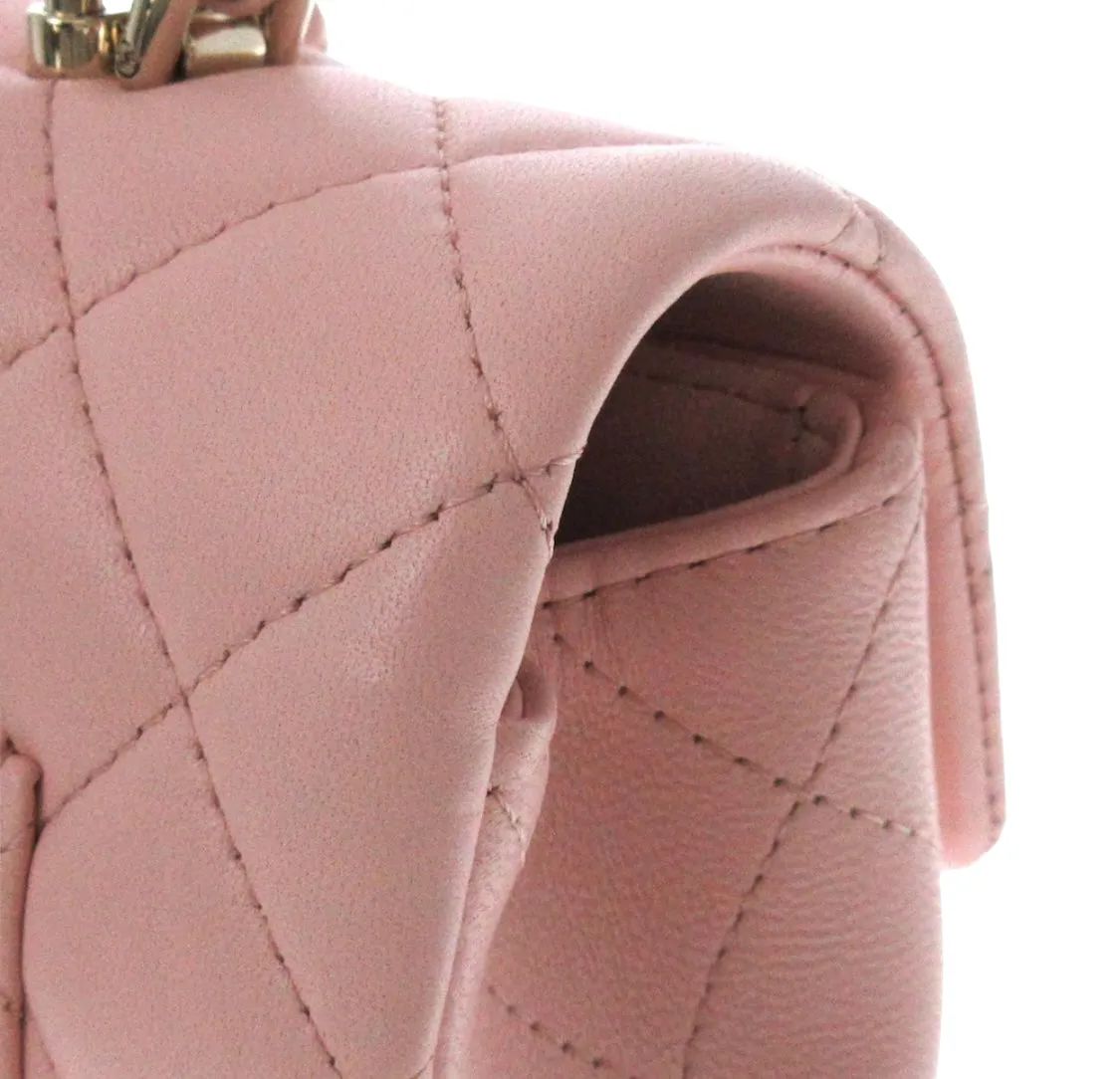 Chanel Mini Top handle Pink bag