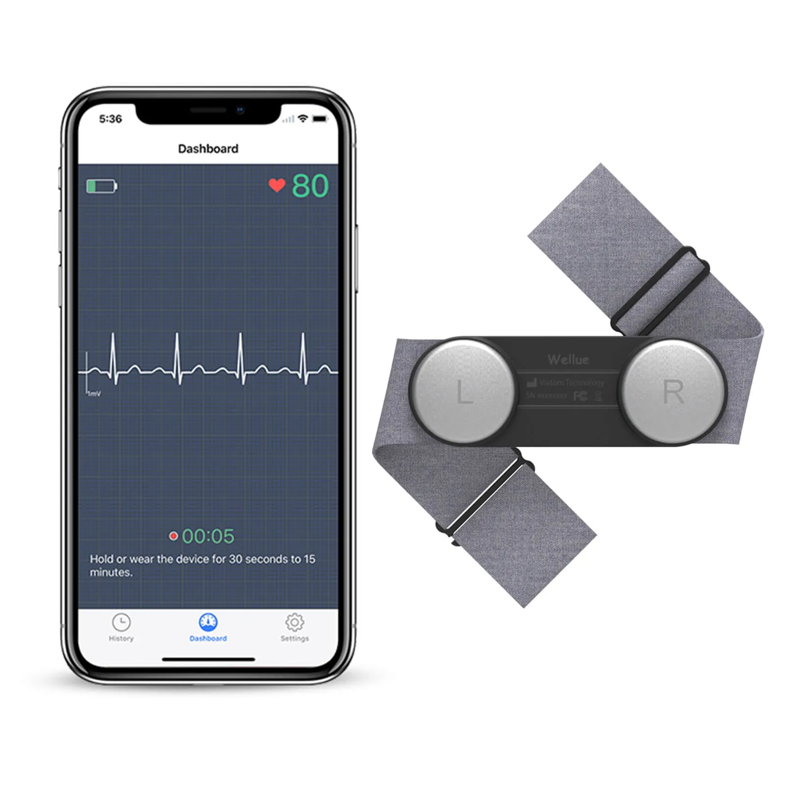 Chest Strap of DuoEK Portable ECG Monitor