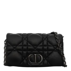 Christian Dior Caro Macrocannage Mini Bag Black 04084B