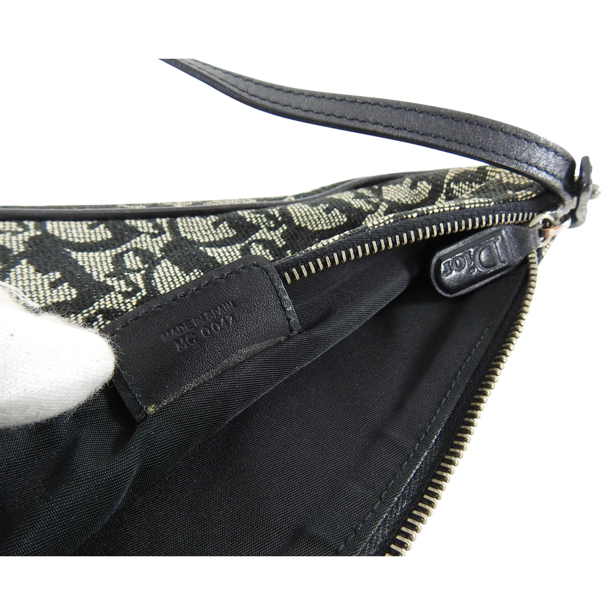 Christian Dior Monogram Oblique Canvas Mini Saddle Bag