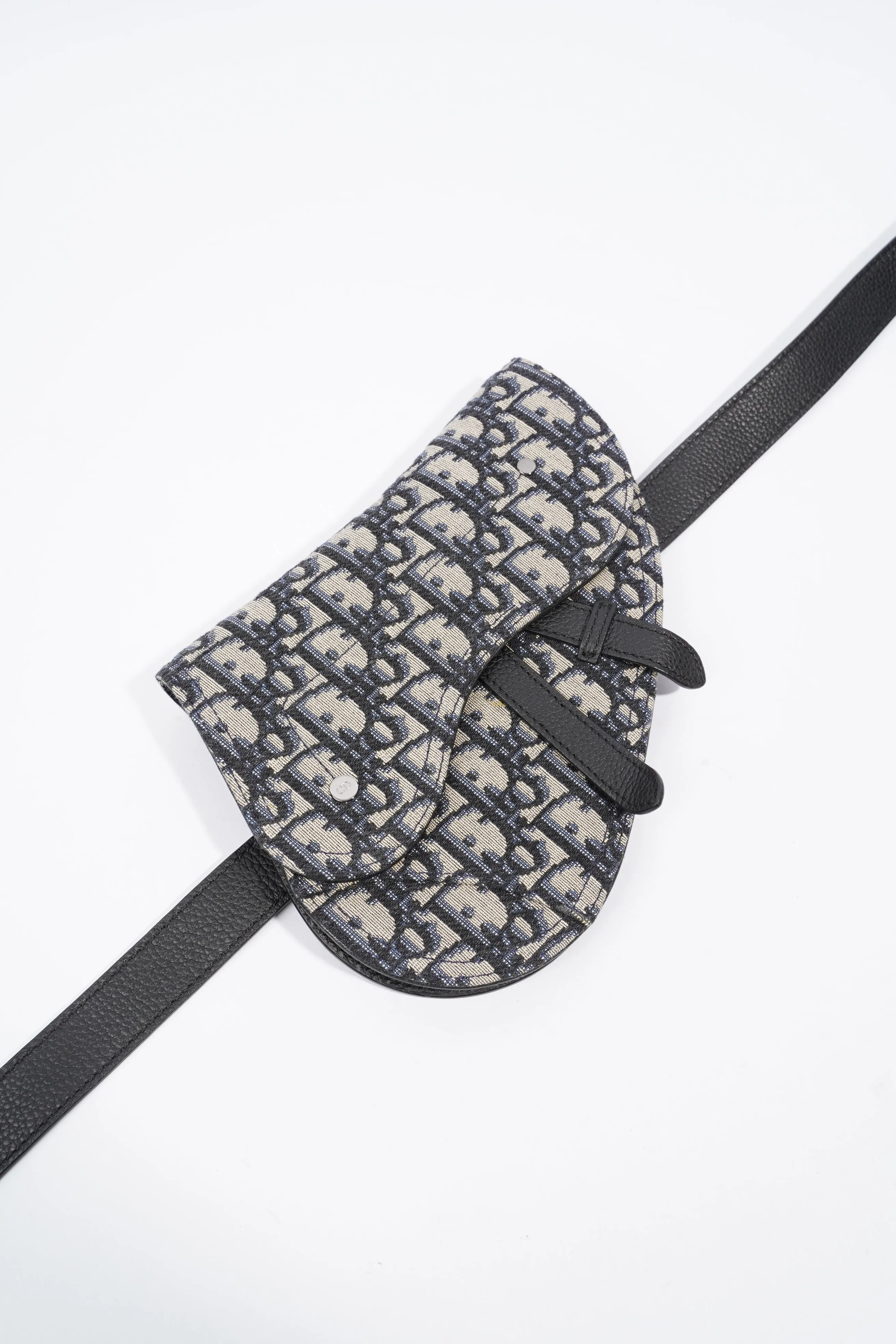 Christian Dior Saddle Belt Bag Oblique Canvas Mini