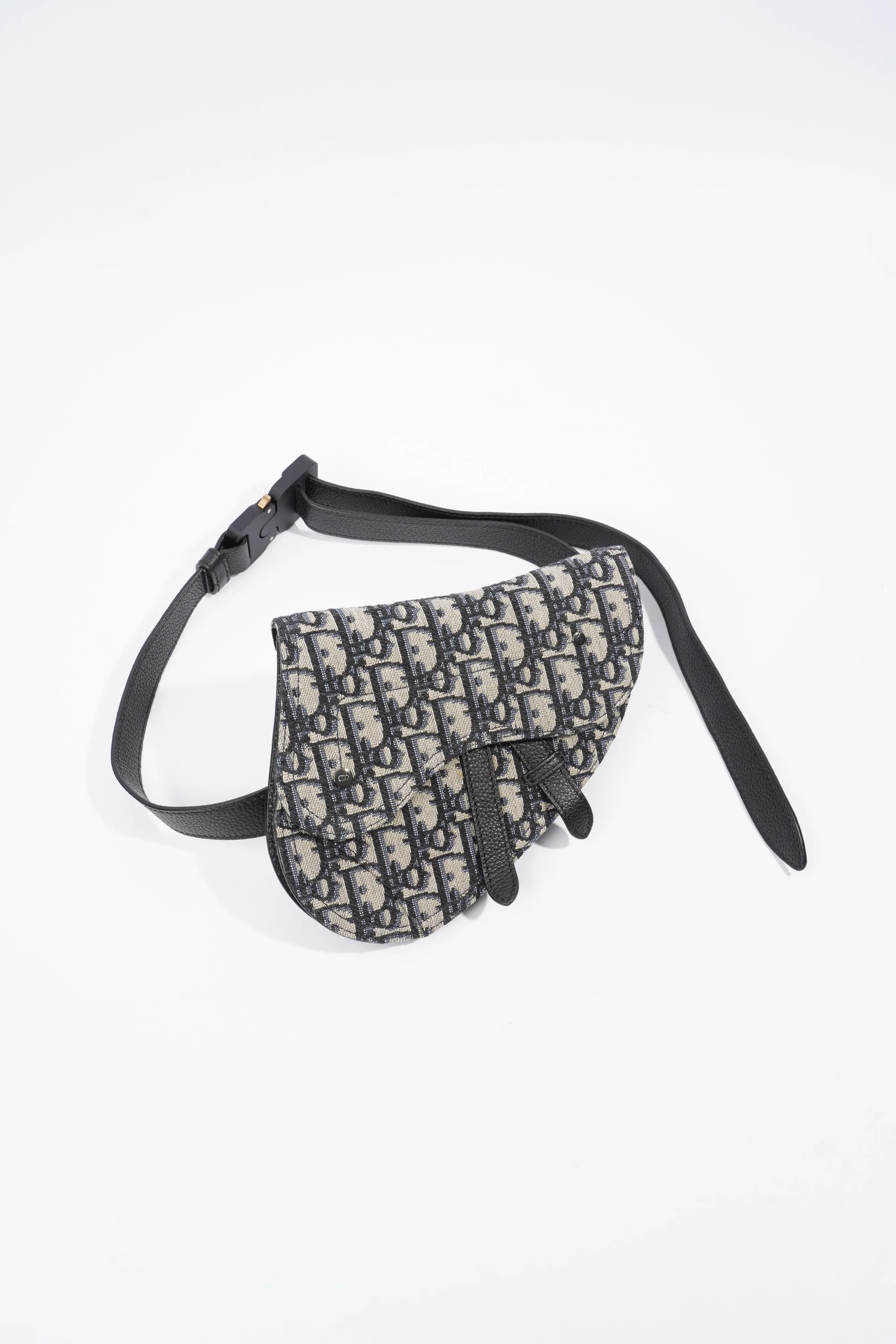 Christian Dior Saddle Belt Bag Oblique Canvas Mini