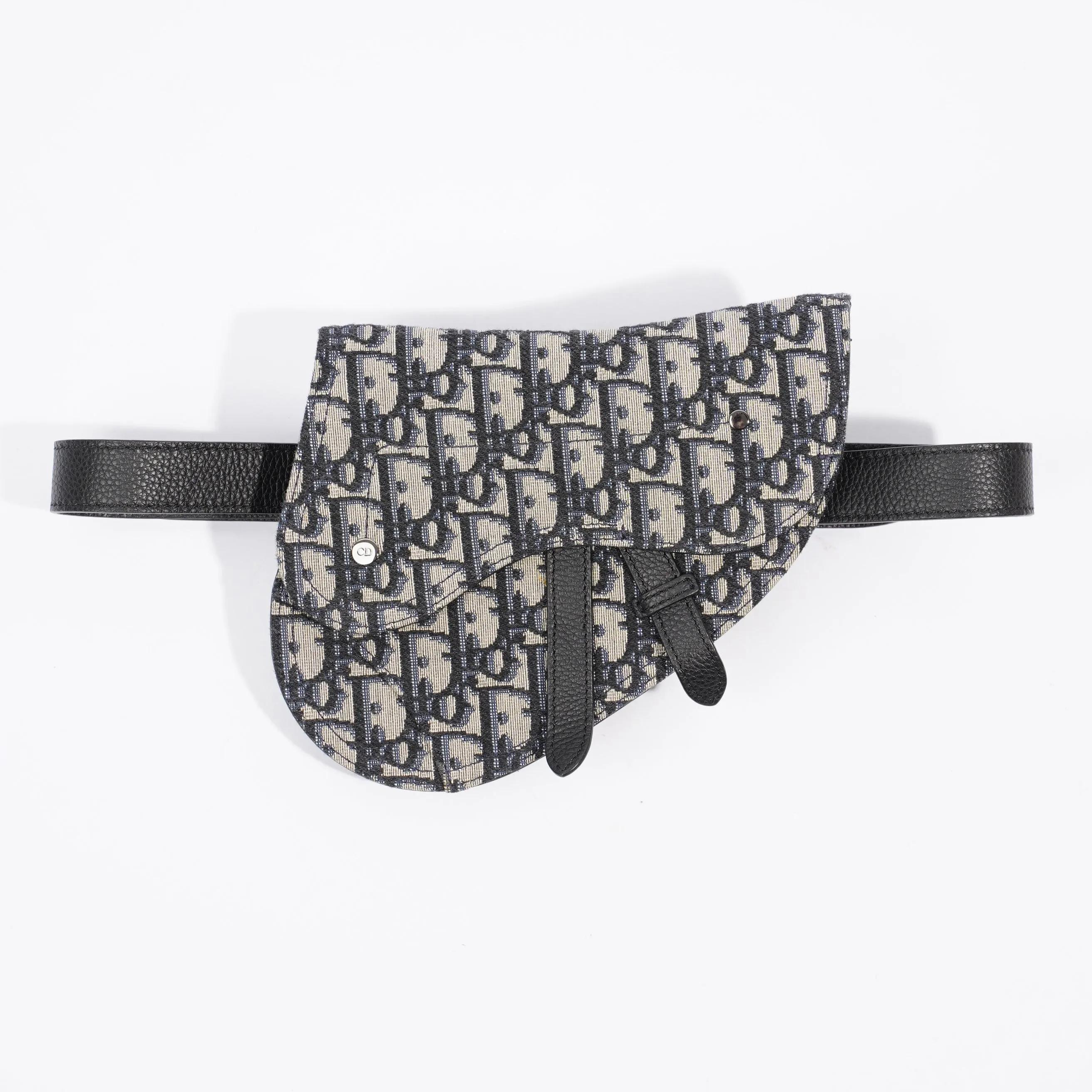 Christian Dior Saddle Belt Bag Oblique Canvas Mini