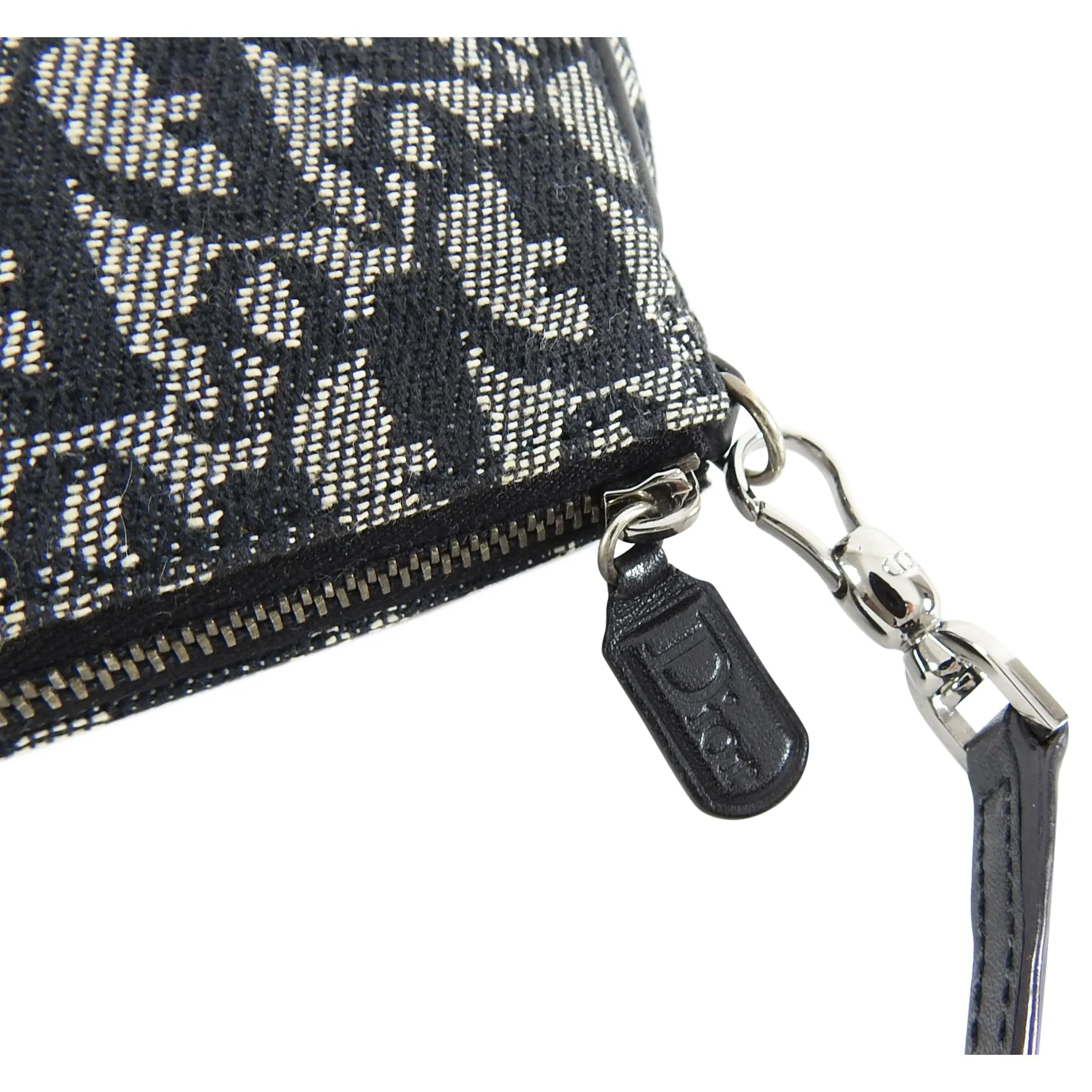 Christian Dior Vintage early 2000's Oblique Monogram Mini Saddle Bag