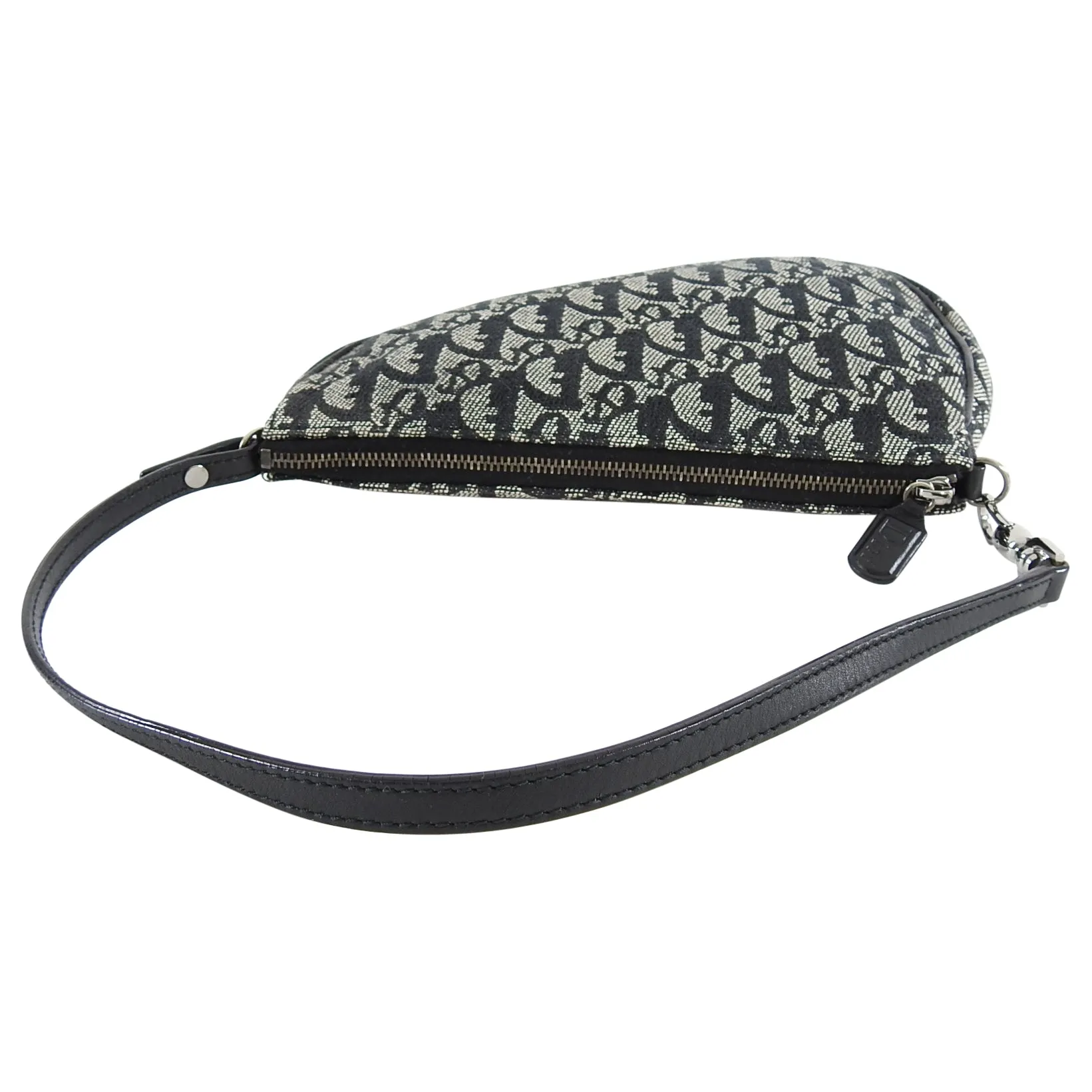 Christian Dior Vintage early 2000's Oblique Monogram Mini Saddle Bag