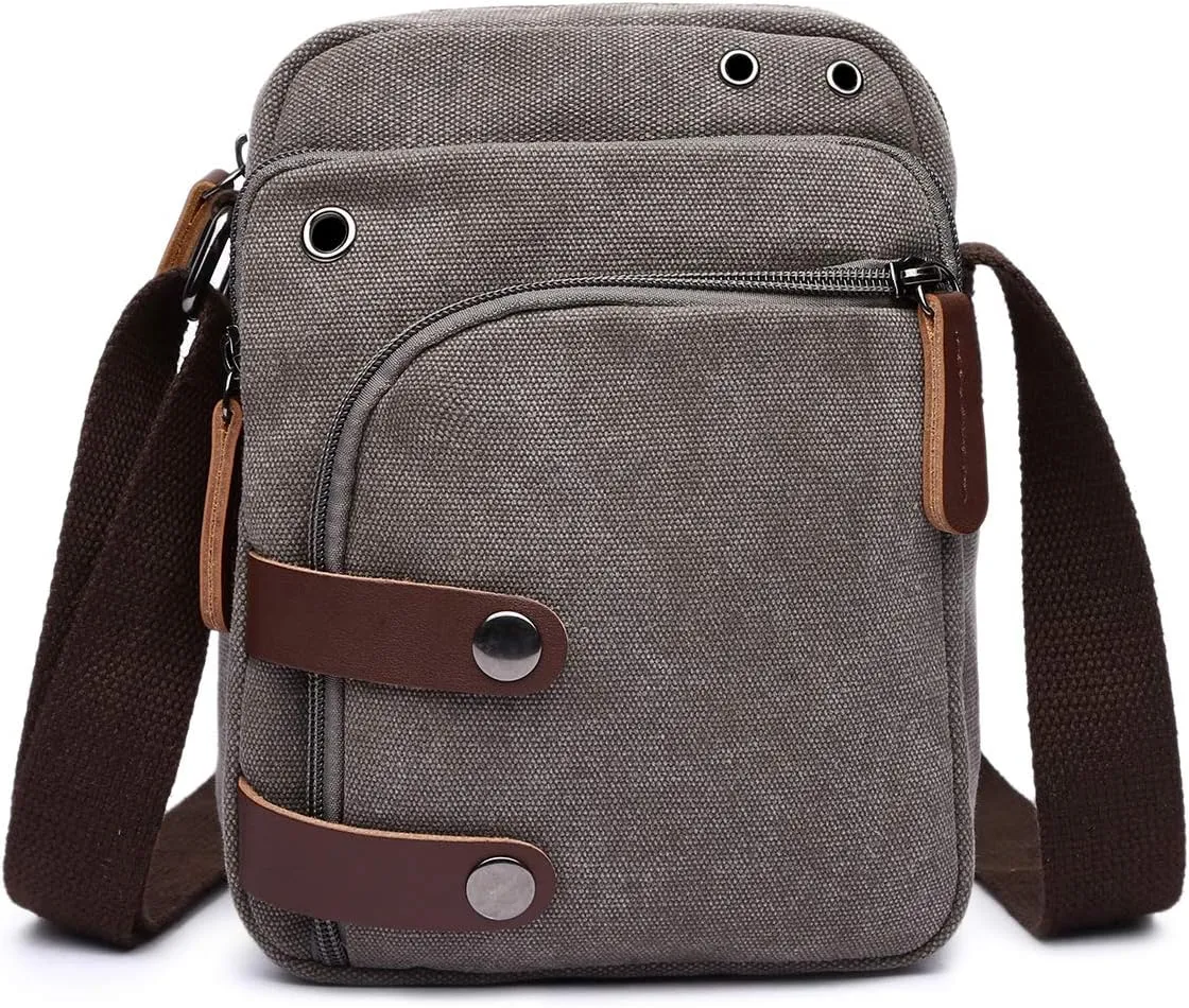 Collsants Mini Crossbody Bags for Women and Men - Small Purses and Handbags - Travel Bag - Canvas Shoulder Purse