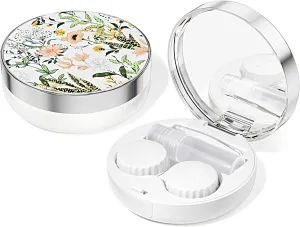 Contact Lens Case/Contact Case, Travel Contact Lens Case Cute Contact Case and Solution Perfect for Daily Travel Outdoor