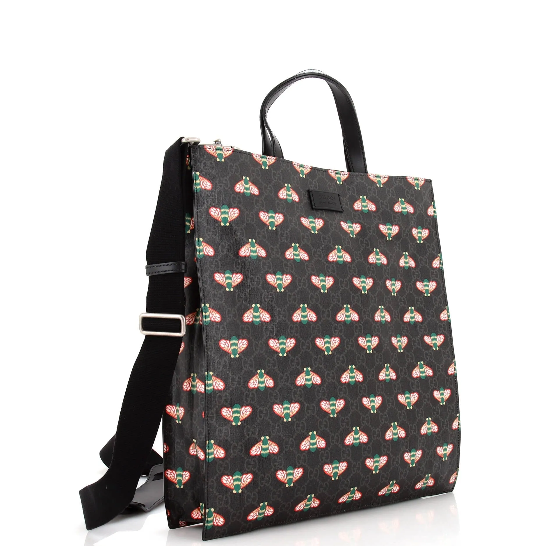 Convertible Soft Open Tote Printed GG Coated Canvas Tall