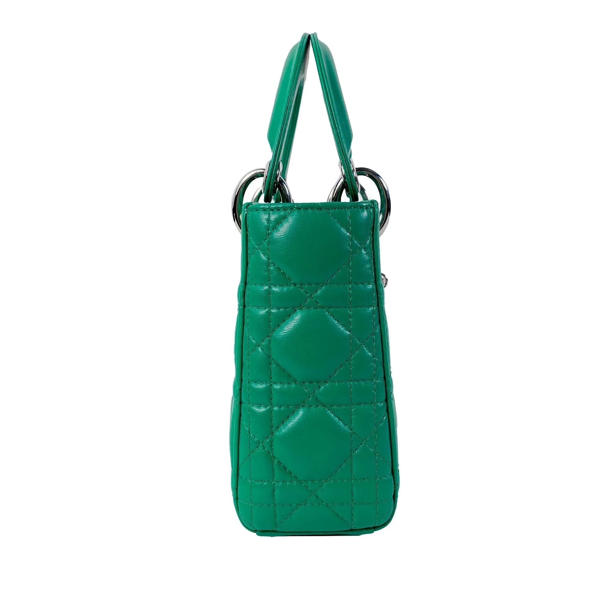 DIORMini Lambskin Cannage Lady  Satchel