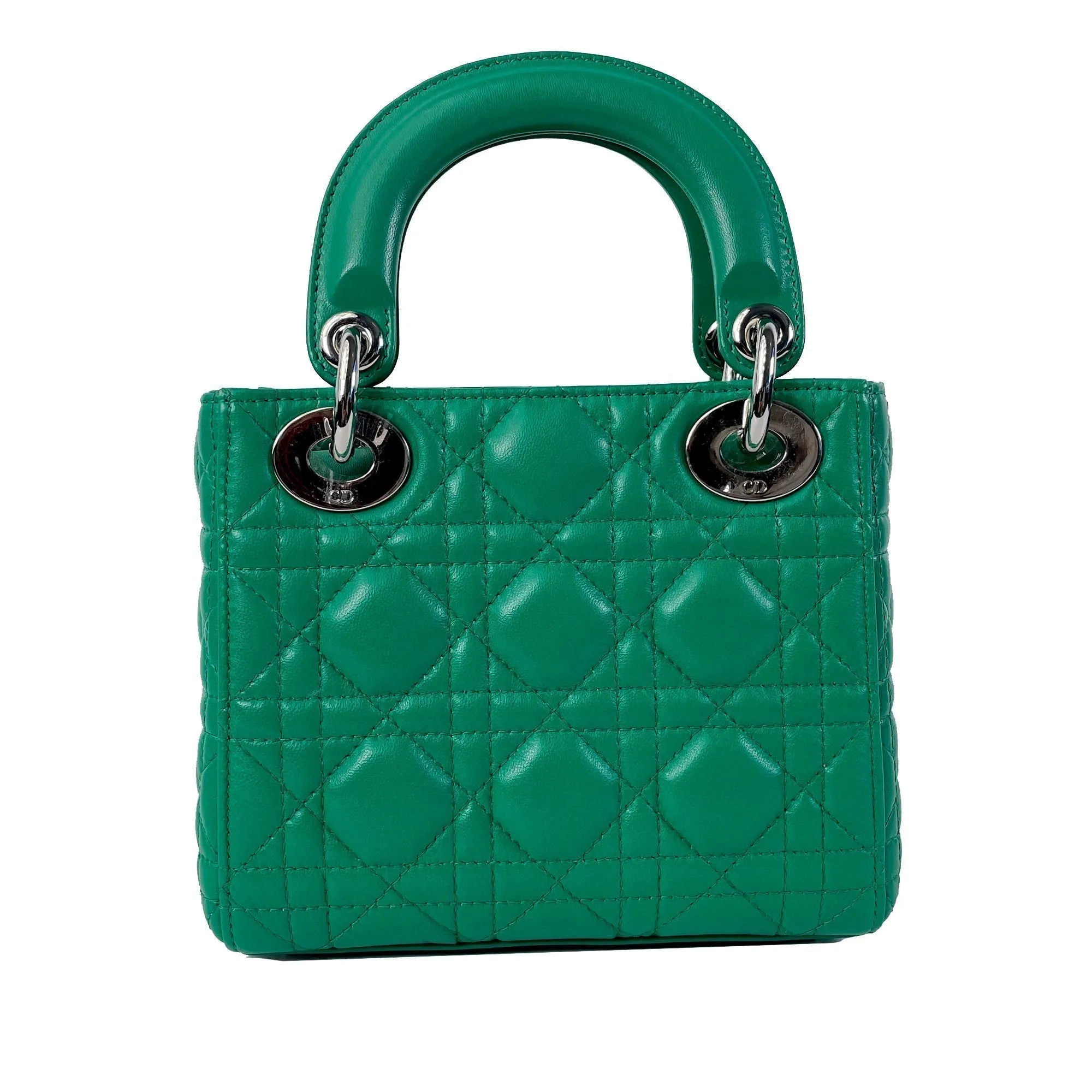 DIORMini Lambskin Cannage Lady  Satchel
