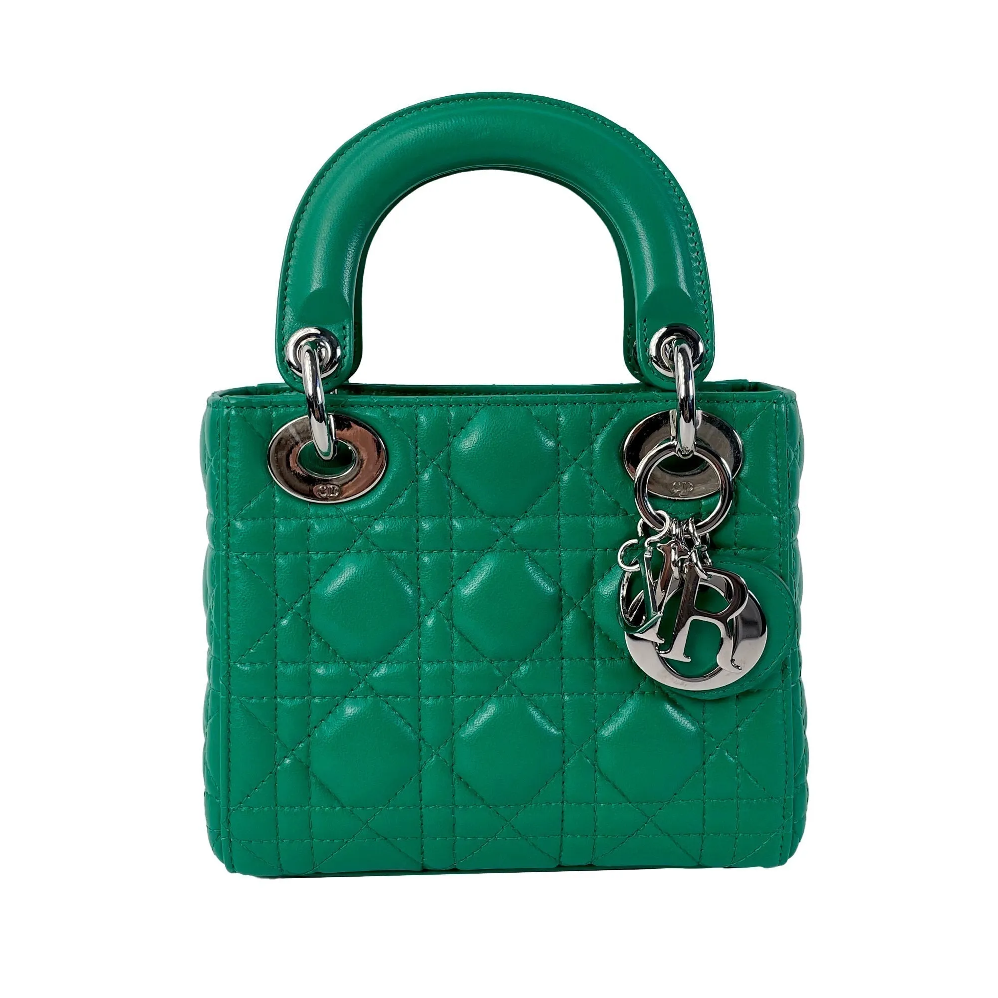 DIORMini Lambskin Cannage Lady  Satchel