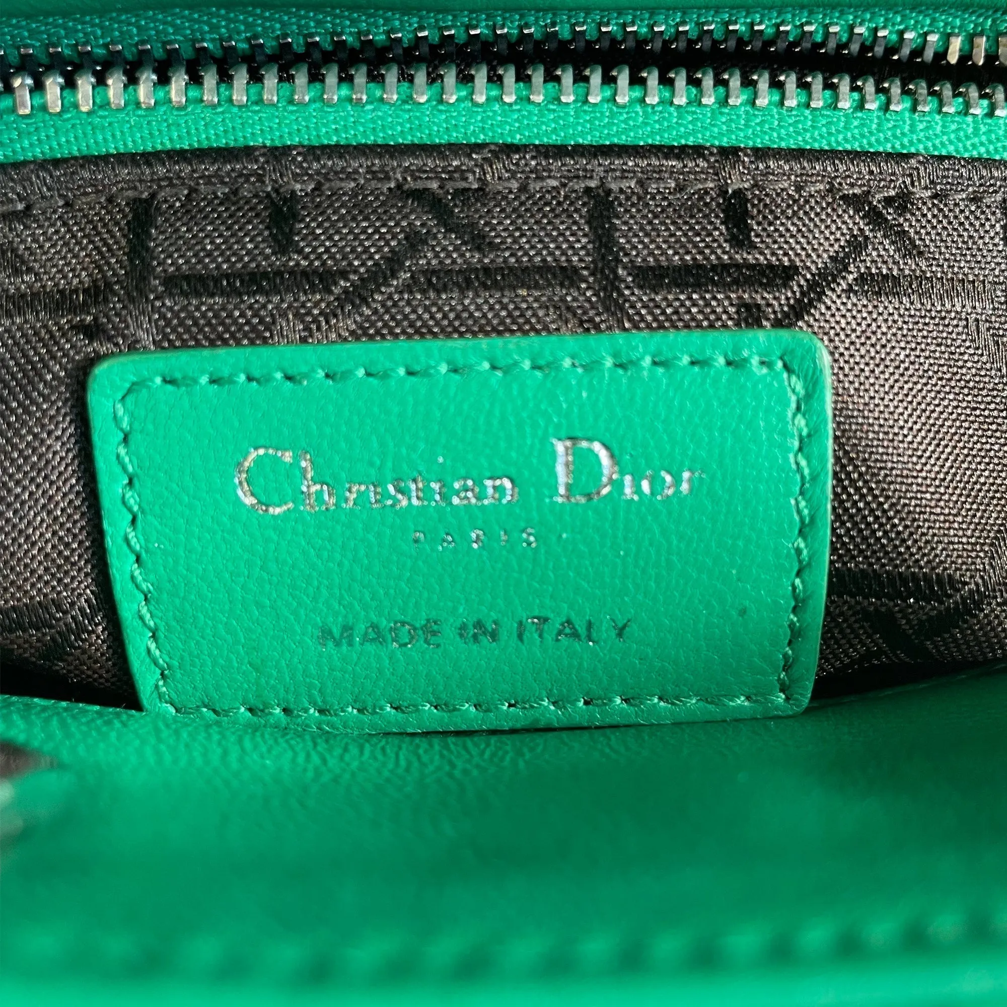 DIORMini Lambskin Cannage Lady  Satchel