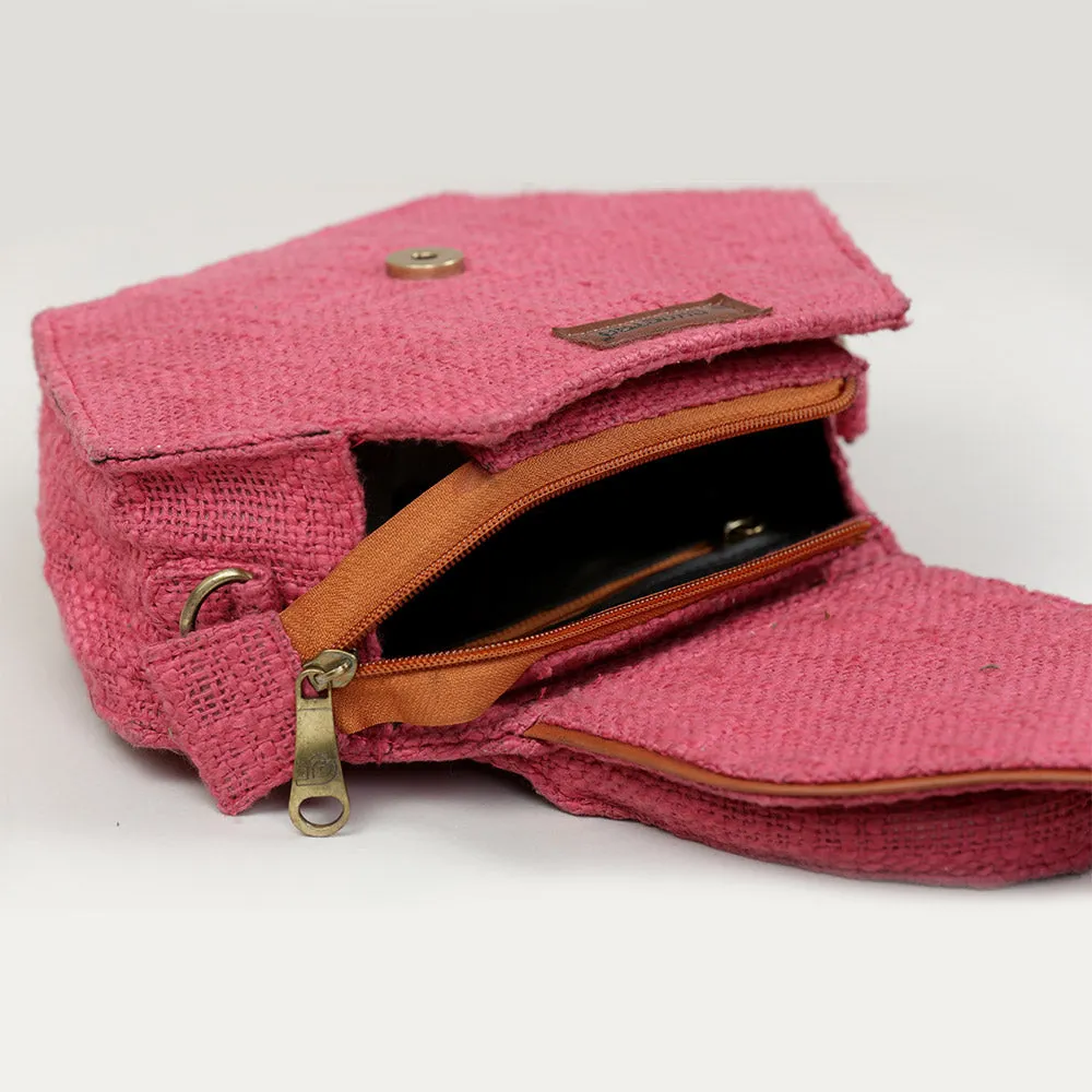 Fuscia Hexagon Fever Sling Bag