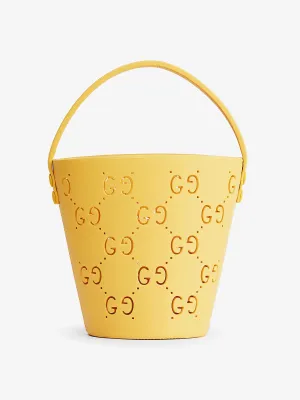 GG cut-out kids' rubber top-handle bag