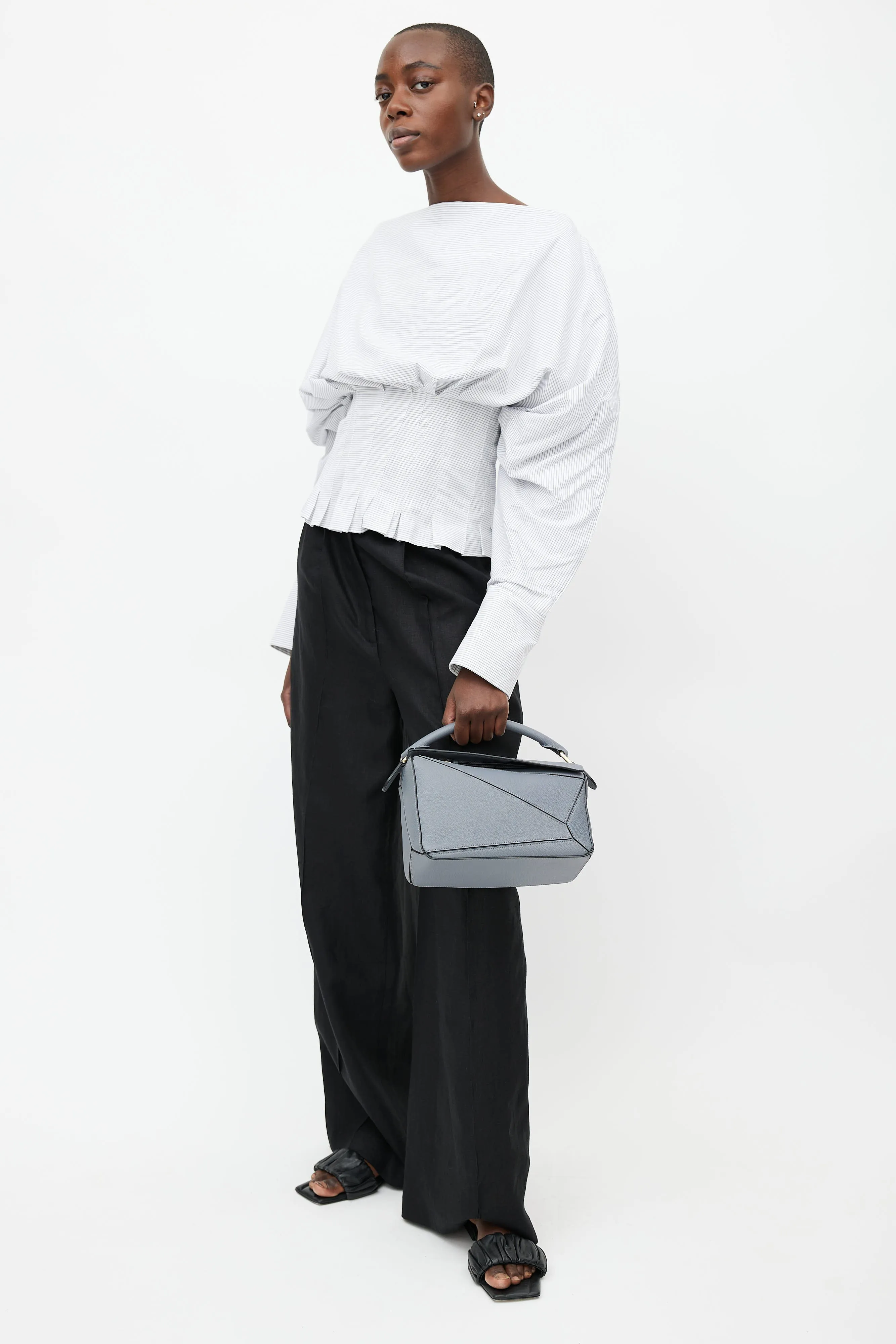 Grey Small Puzzle Bag