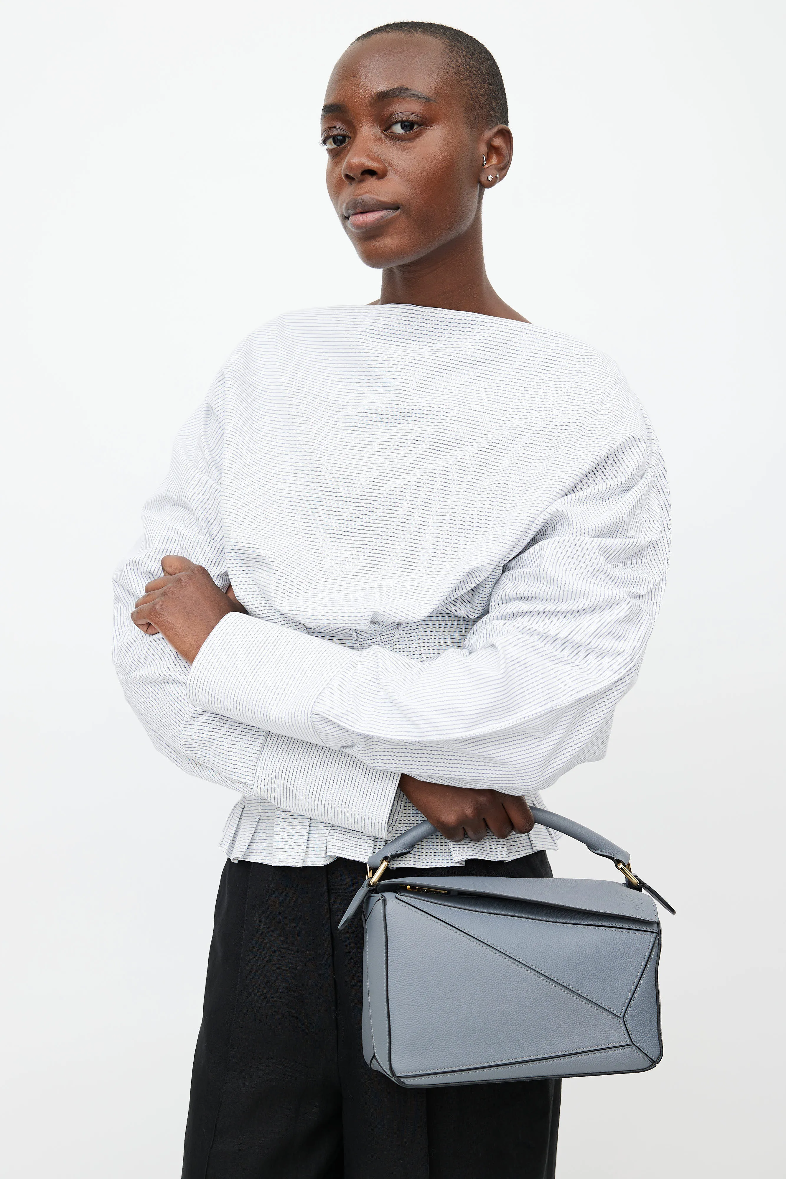 Grey Small Puzzle Bag