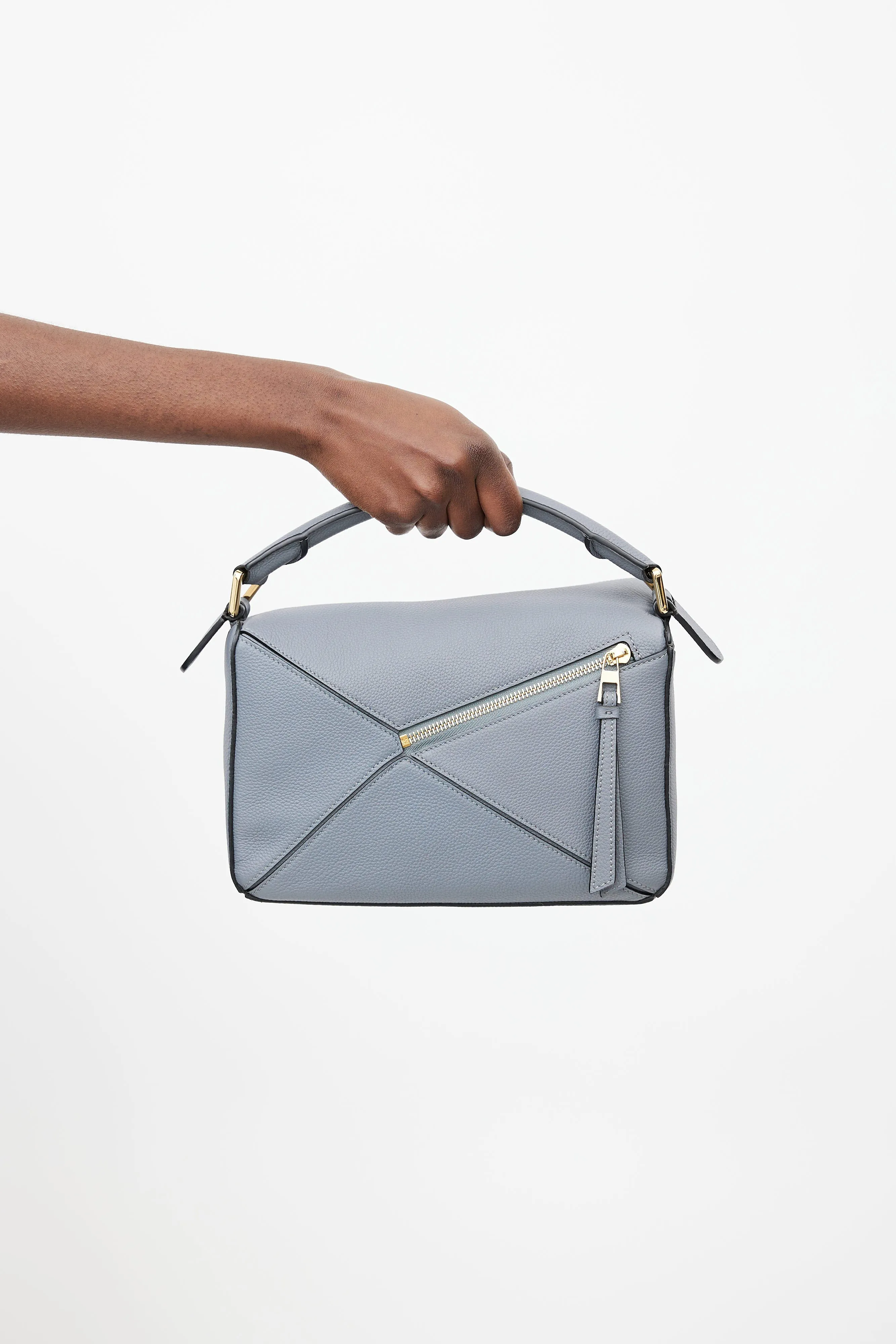 Grey Small Puzzle Bag