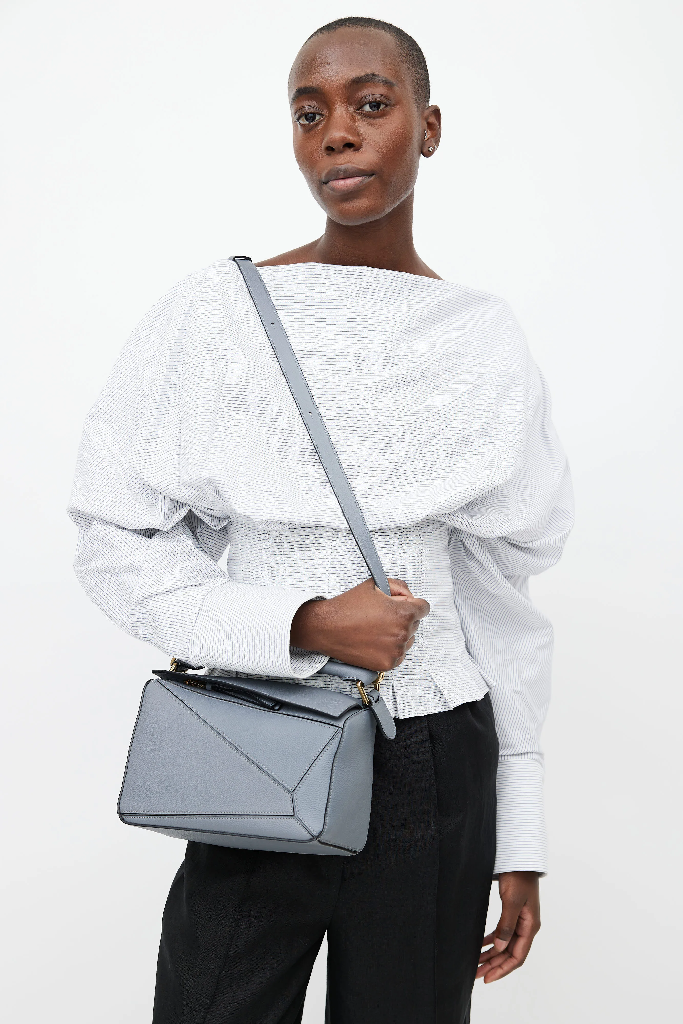 Grey Small Puzzle Bag