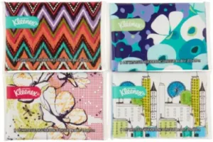 Kleenex Slim Pack Facial Tissue 10 Count 3-ply (Pack of 12)