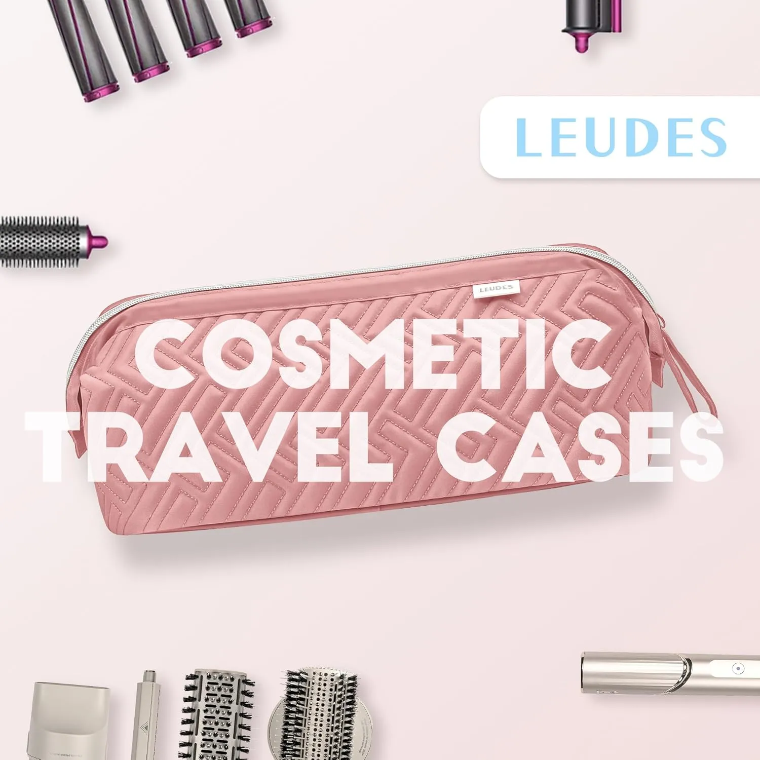 Leudes Hair Tools Travel Bag for Shark Flexstyle Carrying Case Portable Shark Hair Air Wrap Dryer Case Waterproof Dustproof Flat Curling Iron Travel Organizer