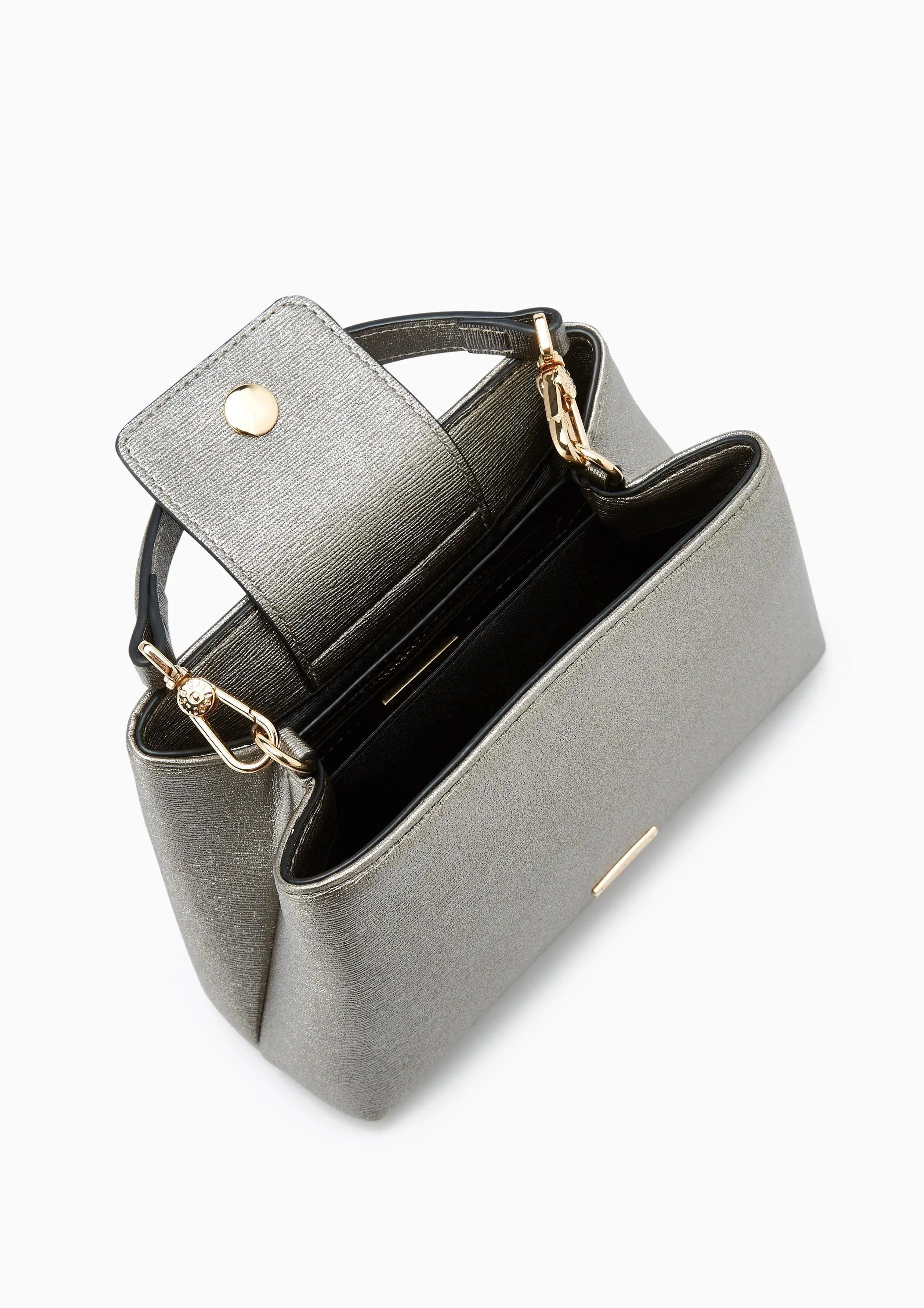 Lynnyx Top Handle Bag S Dark Grey