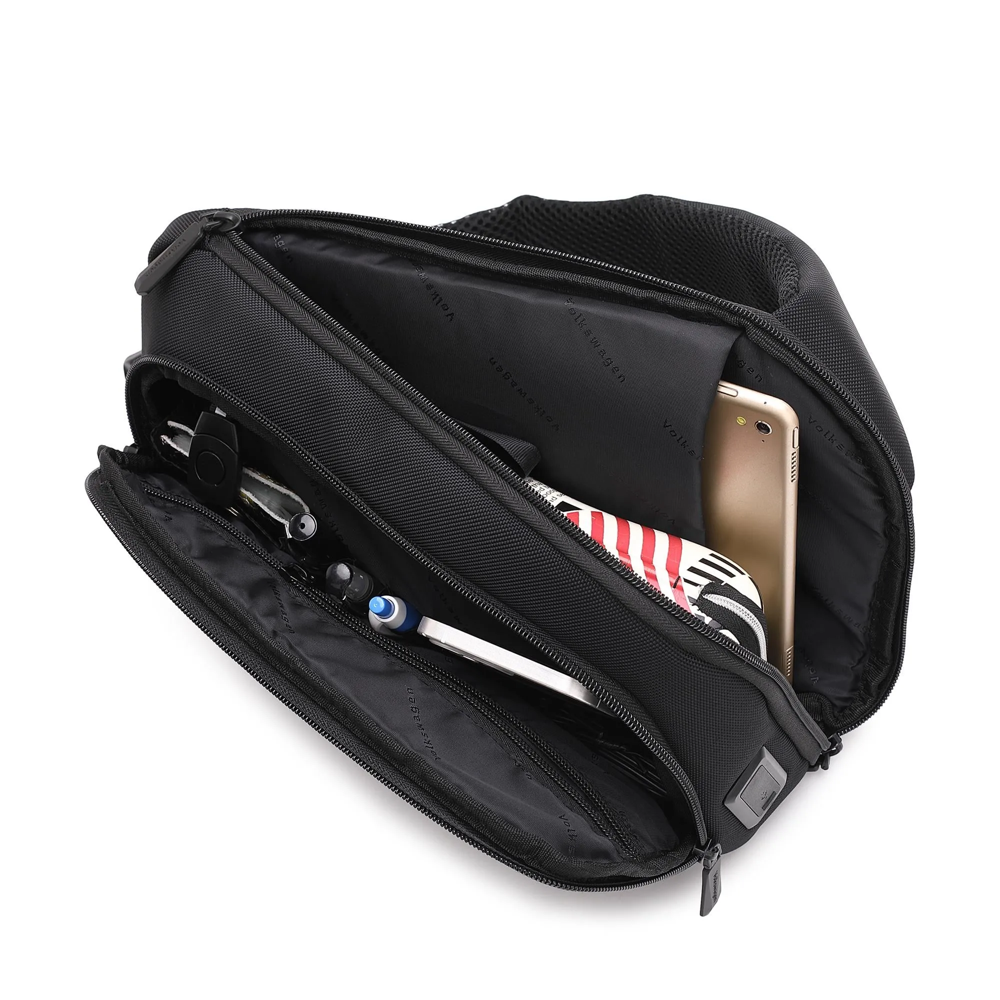 Men's Water Resistance Casual Chest Bag / Shoulder Sling Bag - VUJ 6208
