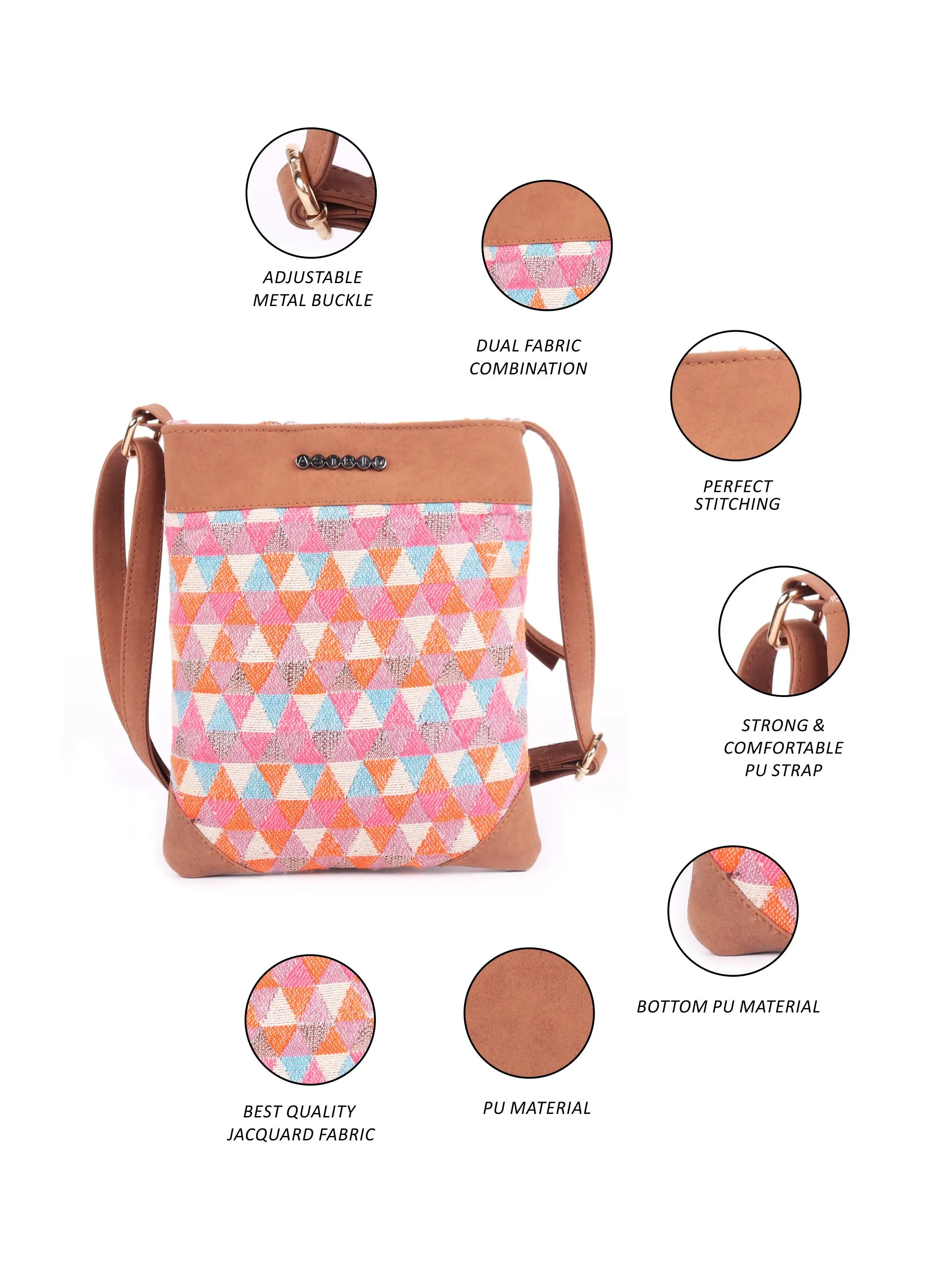 Multi Womens Sling Bag Small Size