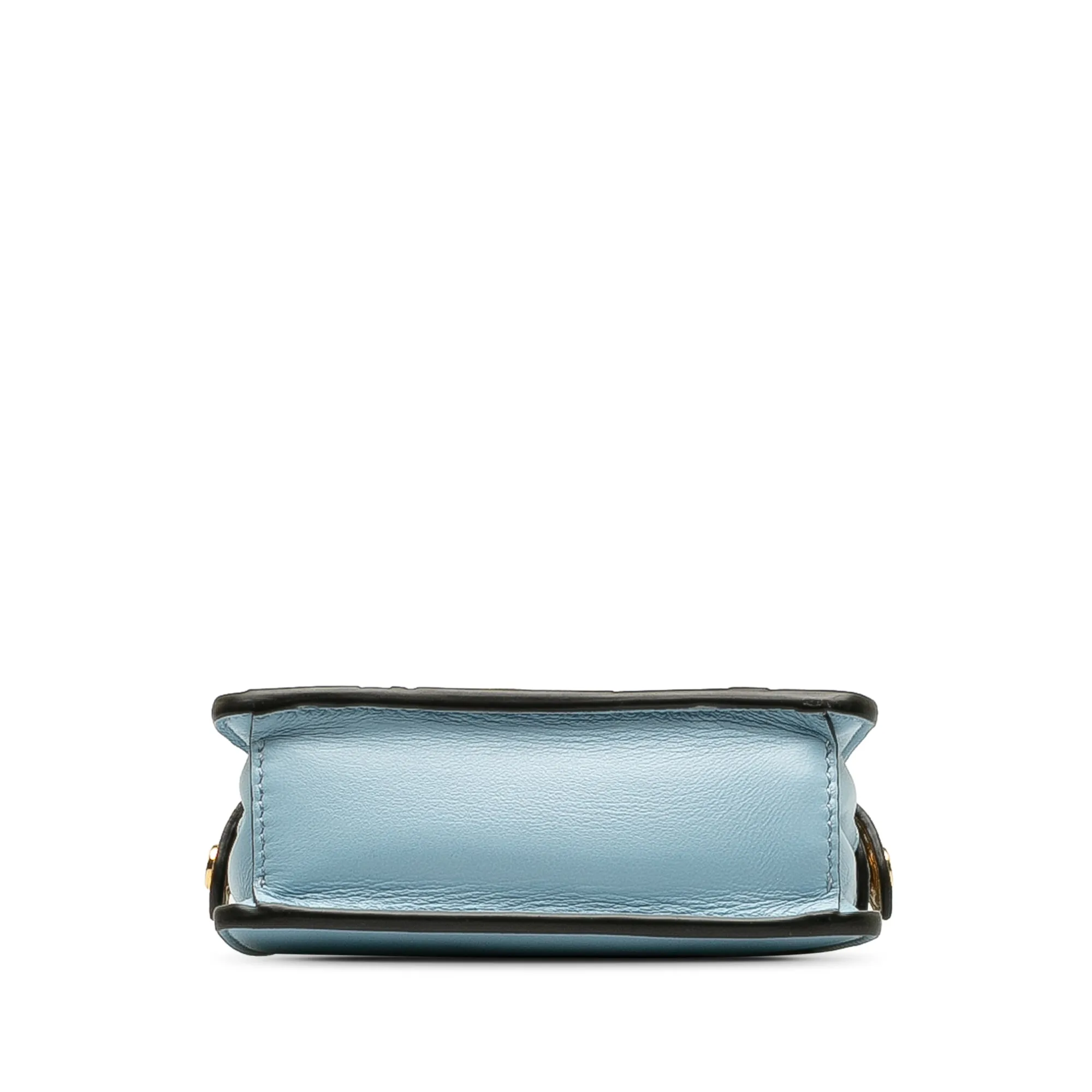 Multicolor Fendi Nano Rainbow Inlay Peekaboo Satchel
