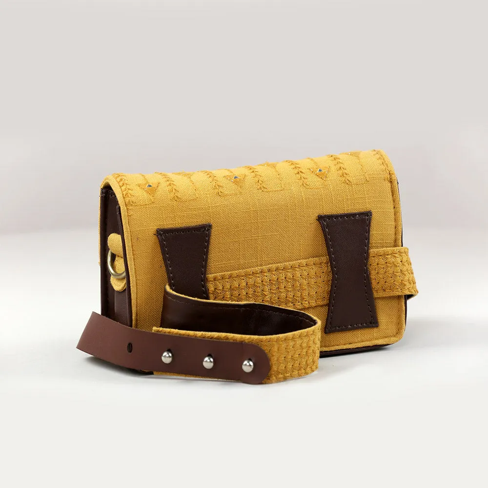 Mustard Boho Affair Sling Bag