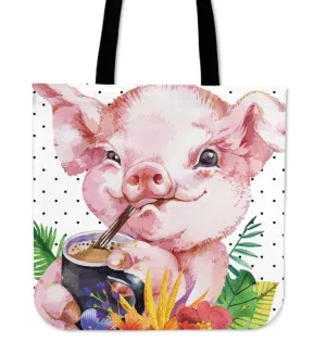 Piglet Hot Mug Tote Bags - Promo