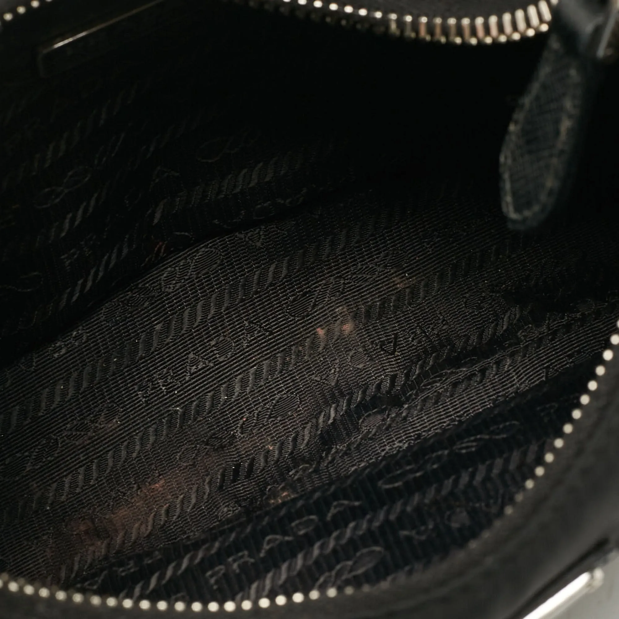 Prada Black Nylon And Saffiano Leather Re-Edition 2005 Shoulder Bag