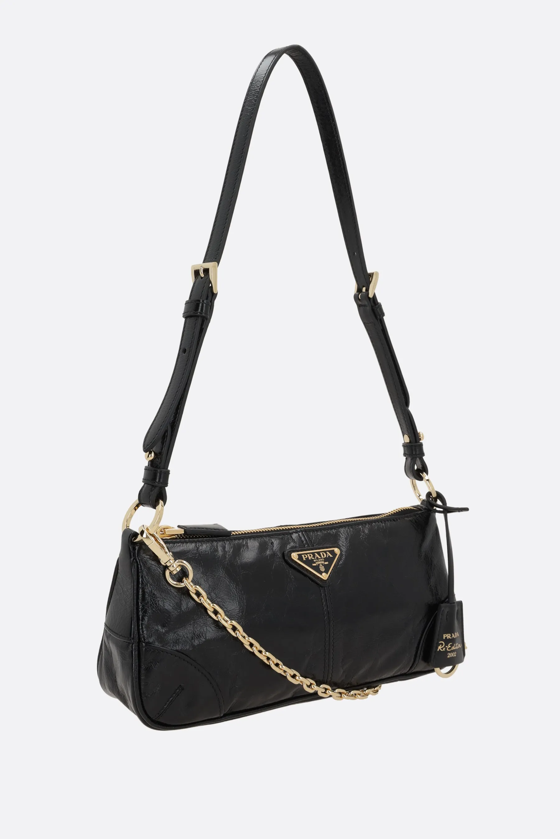 Prada Re-Edition 2002 Medium Leather Shoulder Bag