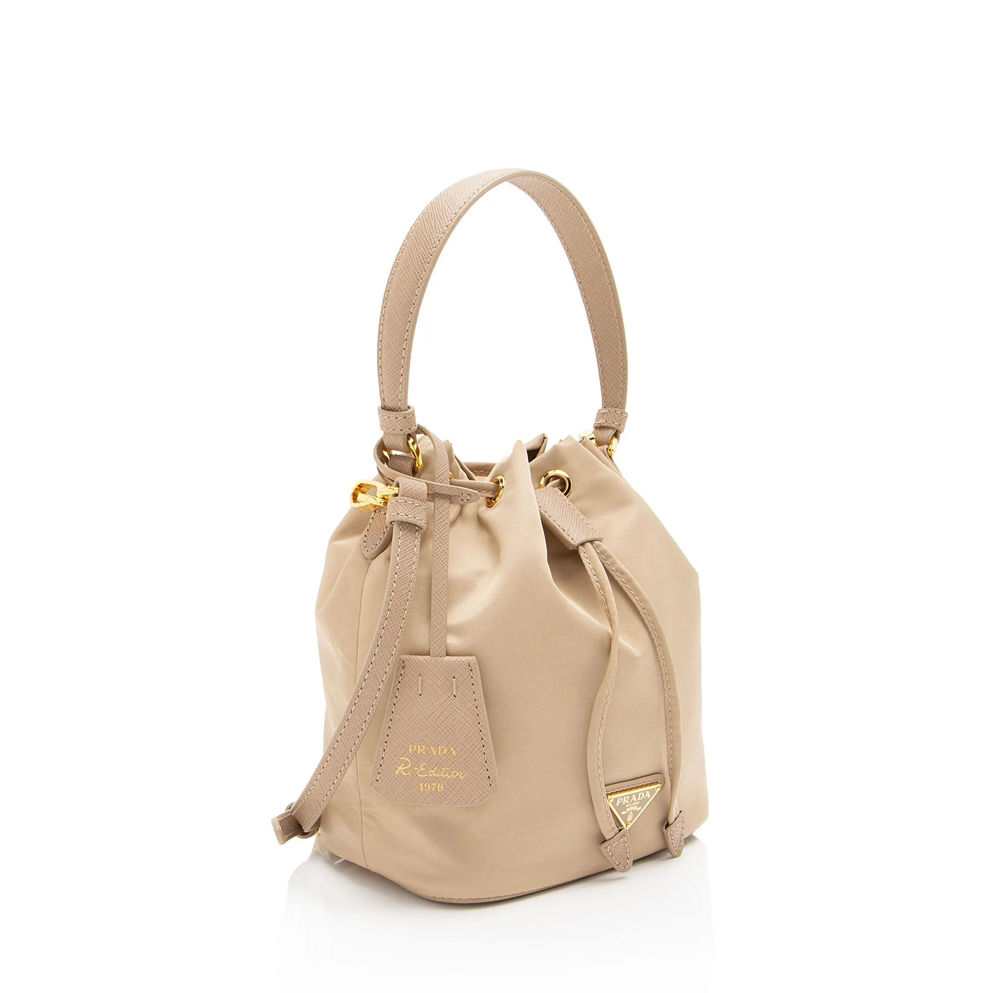 Prada Tessuto Re-Edition 1978 Mini Bucket Bag