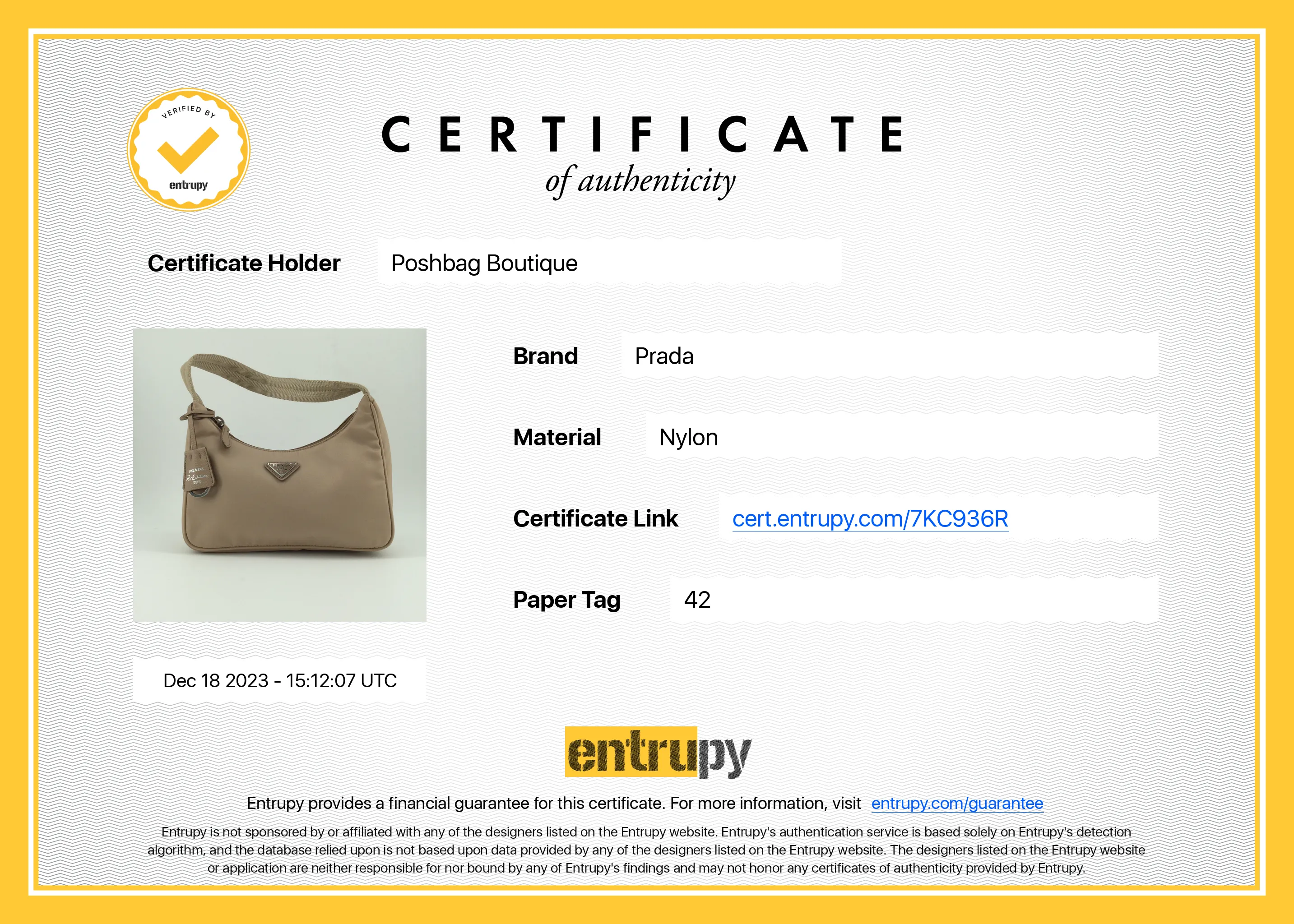 Re-Nylon Re-Edition 2000 Mini Bag