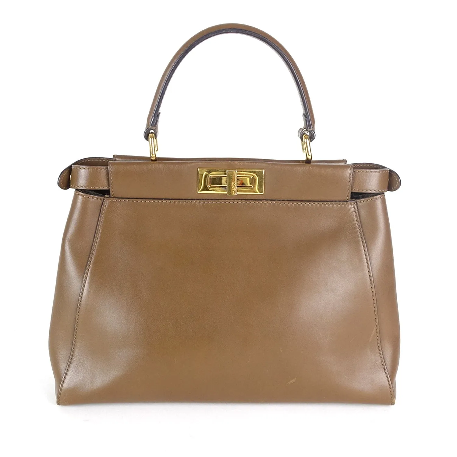 Regular Peekaboo Calf Leather Handbag