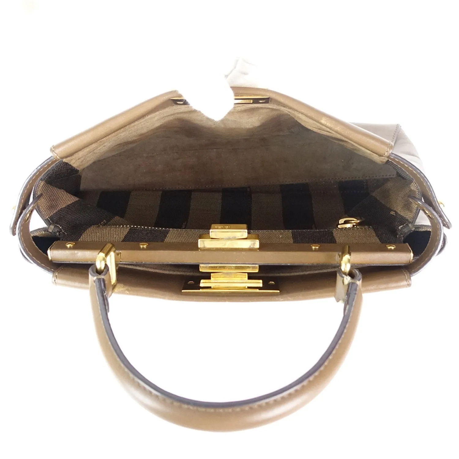 Regular Peekaboo Calf Leather Handbag