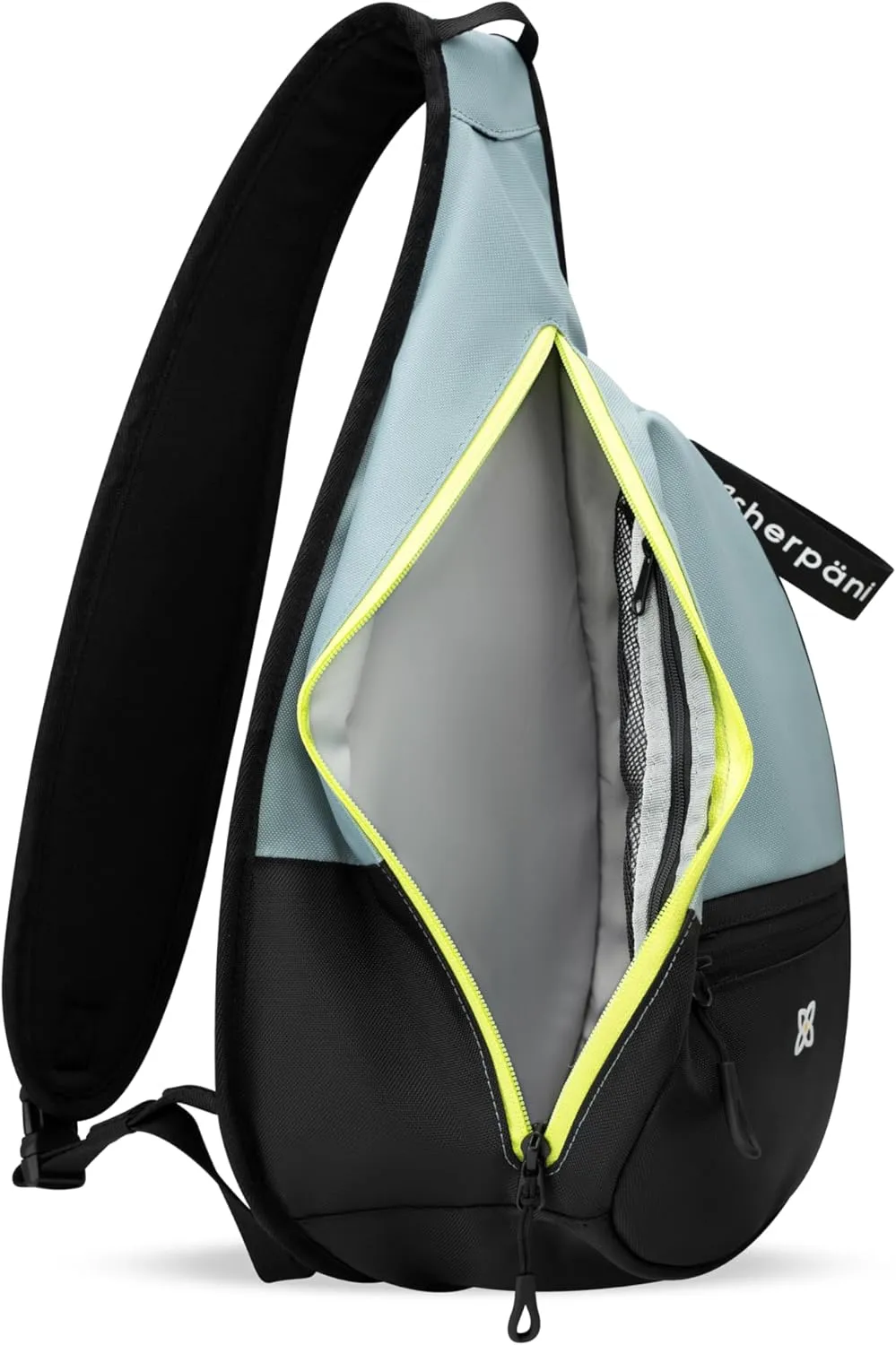 Sherpani Esprit, Sling Backpack, 10L Travel Bag, Women Shoulder Sling Purse, Crossbody Backpack, Travel Gifts, Pickleball Bag, RFID Protection, Fits 10 Inch Tablet (St. Lucia)