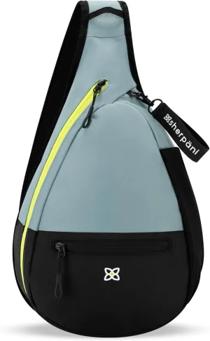 Sherpani Esprit, Sling Backpack, 10L Travel Bag, Women Shoulder Sling Purse, Crossbody Backpack, Travel Gifts, Pickleball Bag, RFID Protection, Fits 10 Inch Tablet (St. Lucia)