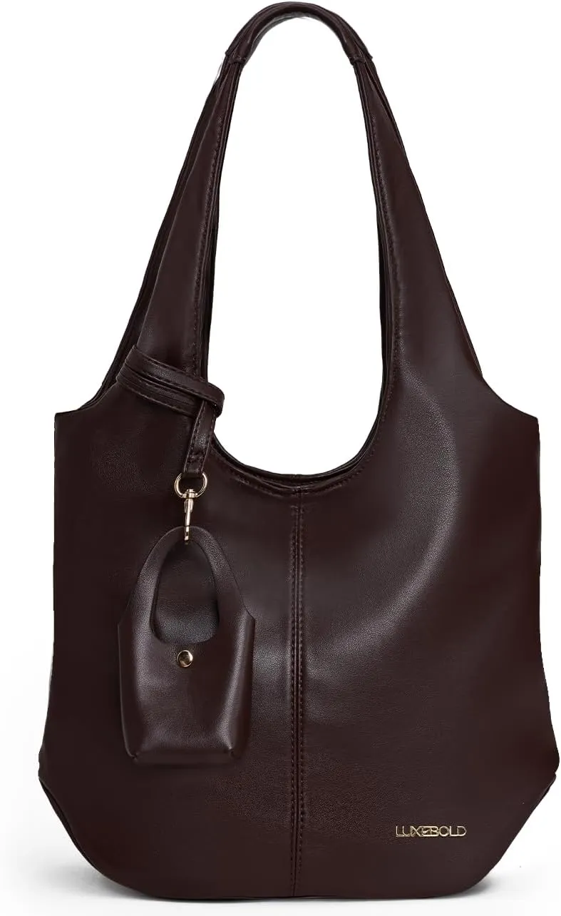 Slouchy Handbag Hobo Bags for Women Top Handle Shoulder Purse
