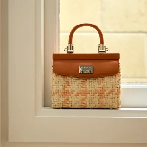 Small Paris Woven Wicker Bag