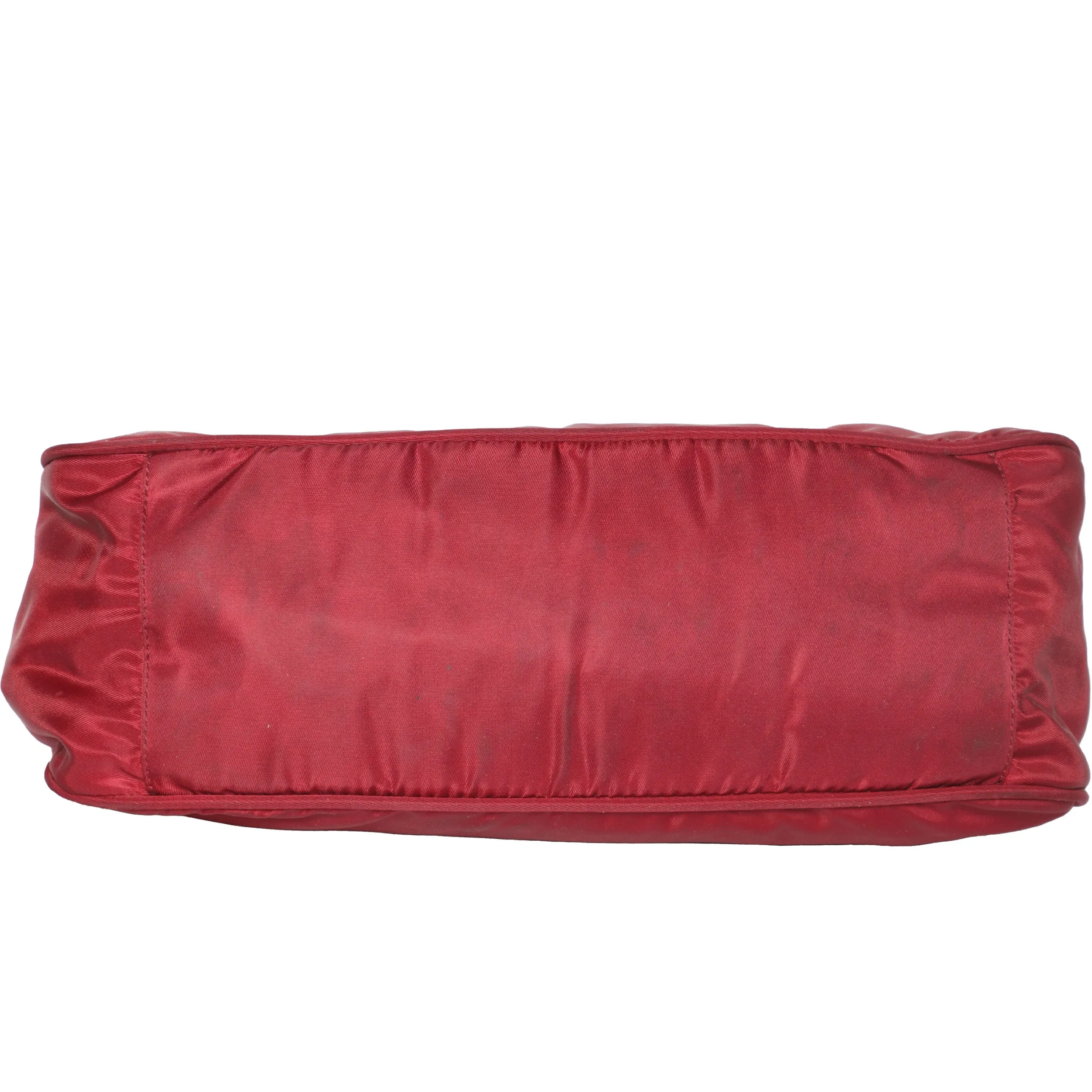 Vintage 2000s PRADA Red NYLON Shoulder Sporty Nylon Bag