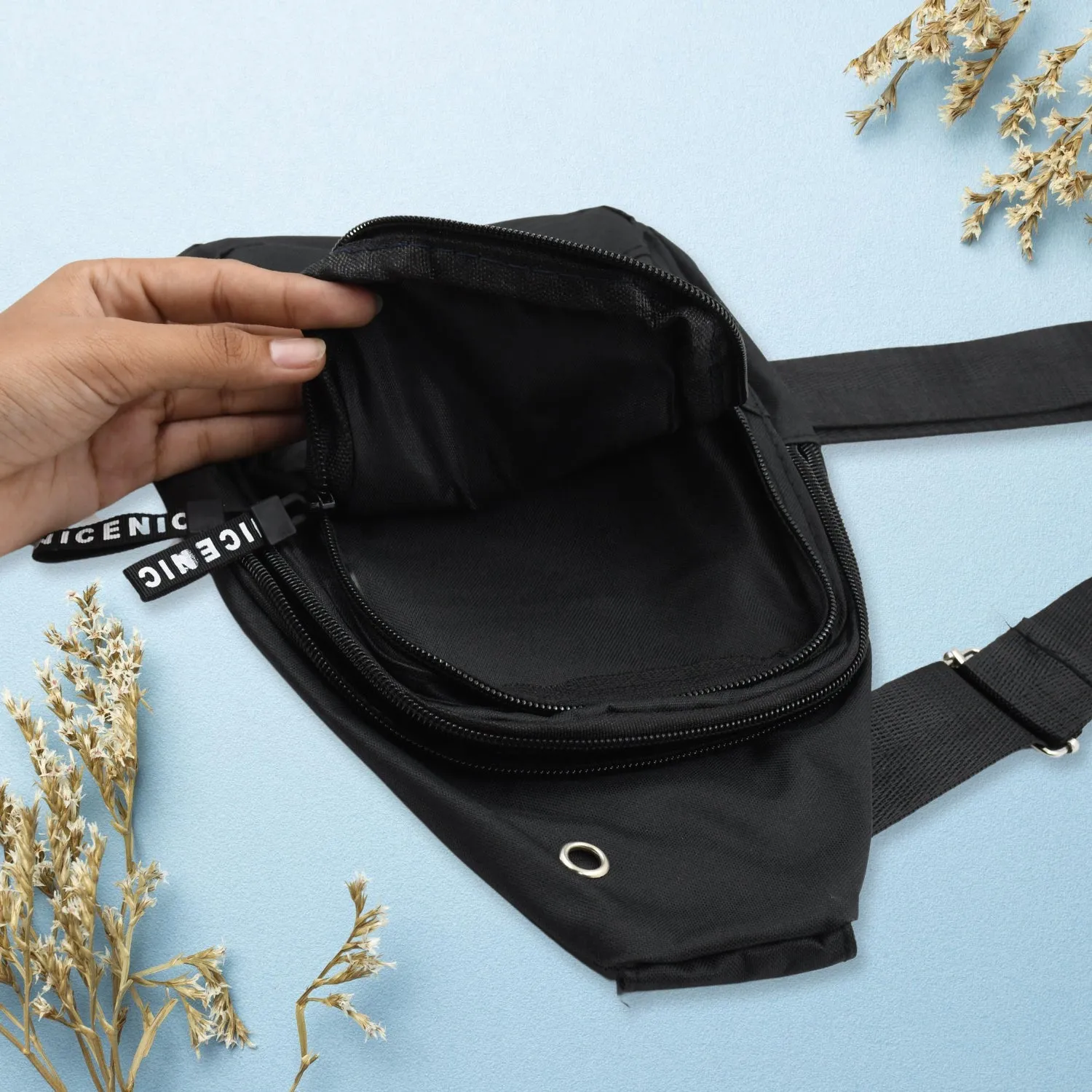 Waterproof Anti-Theft Crossbody Bag with USB Charging