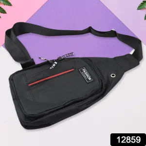 Waterproof Anti-Theft Crossbody Bag with USB Charging