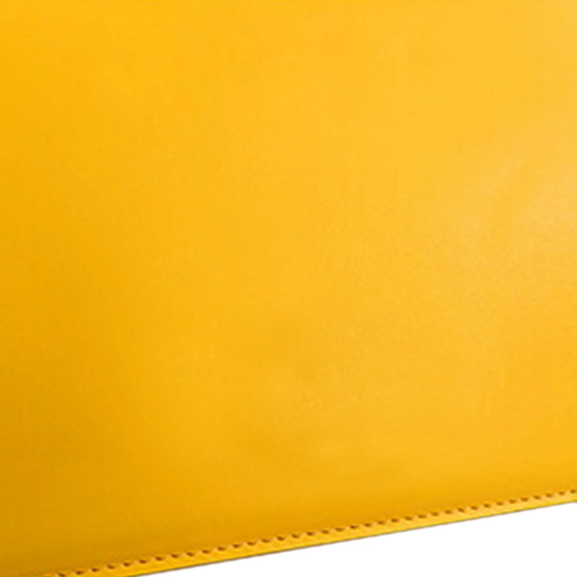 Yellow Fendi Small Leather Peekaboo ISeeU East West Bag Satchel